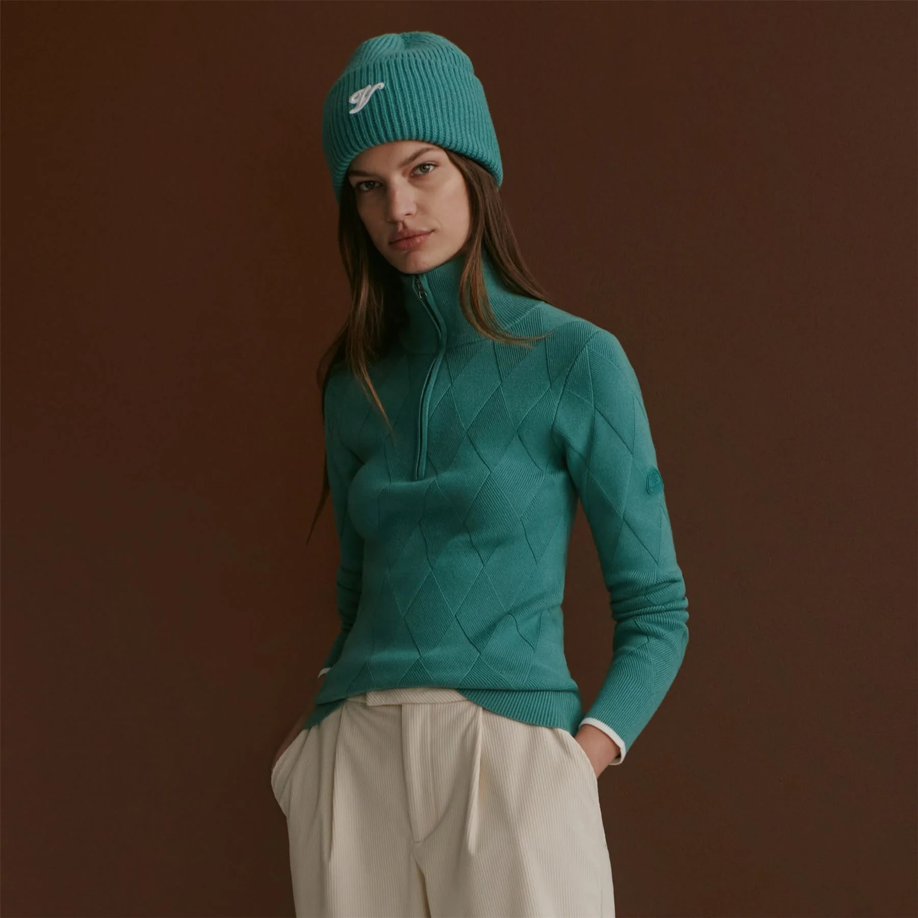 Carly Beanie Deep Sea - Image 3