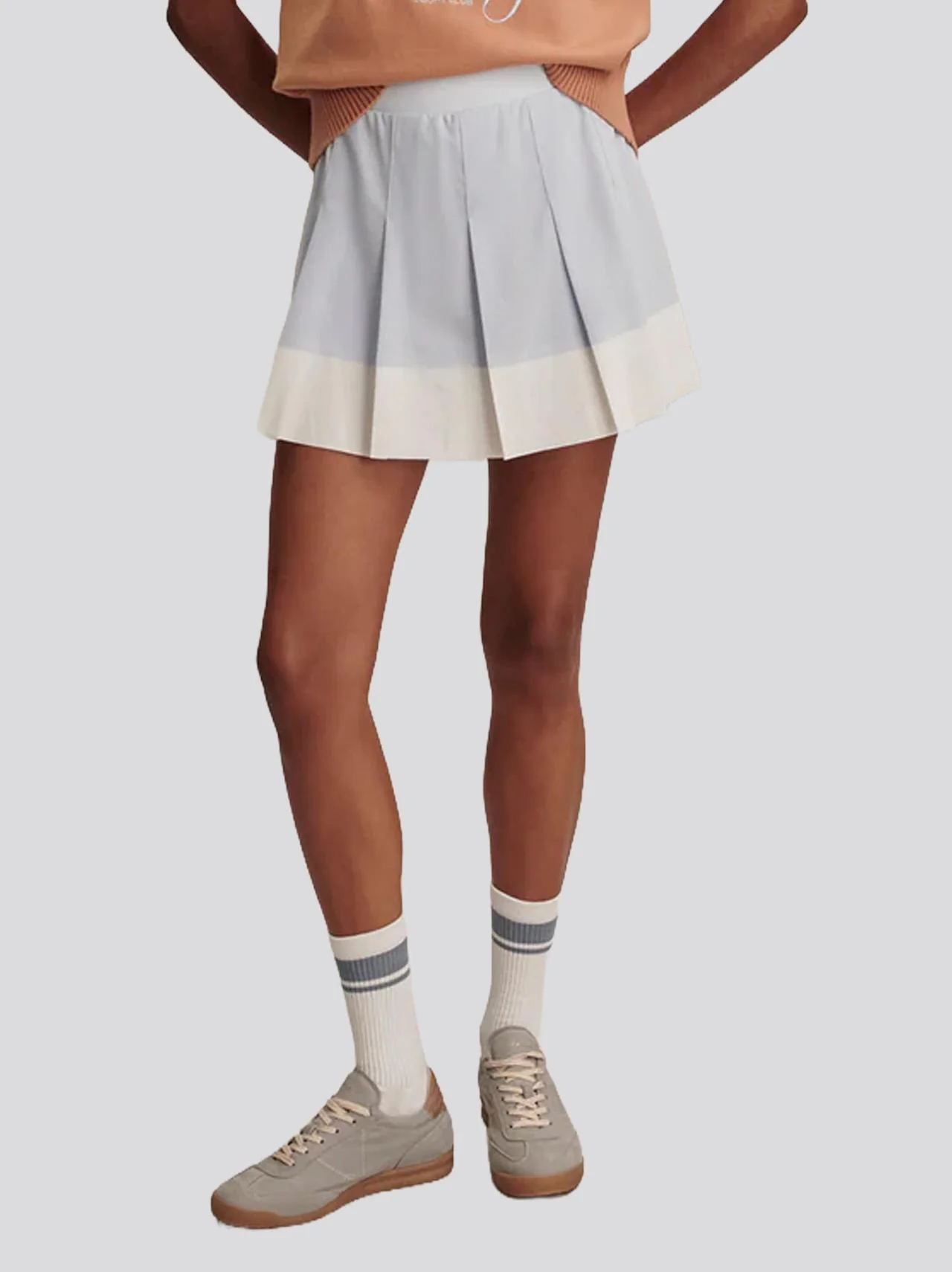 Chase Mid Rise 14.5 Inch Skort Xenon Blue