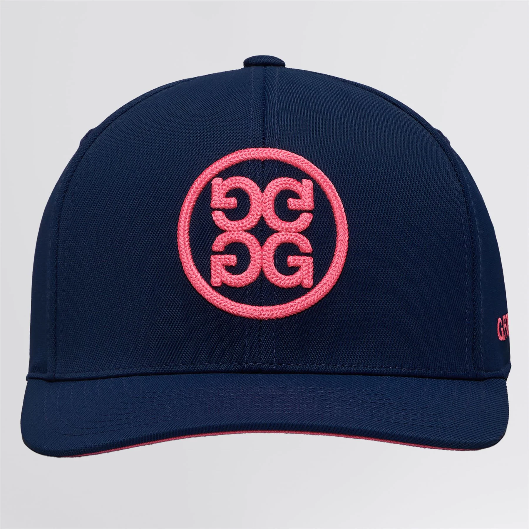 Circle G's Chainstitch 110 Cotton Twill Snapback Twilight/Knockout Pink - Image 3