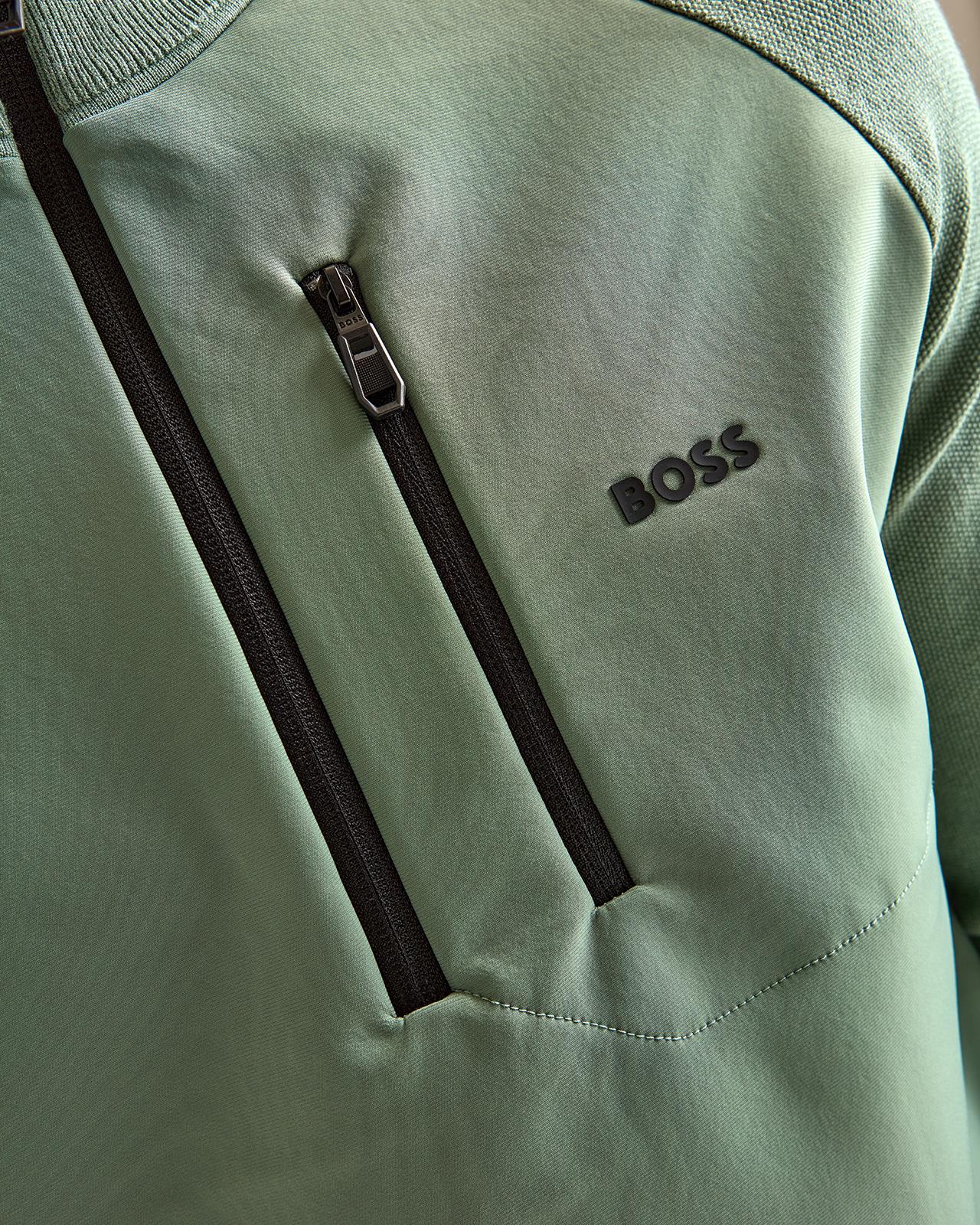 Civic Hybrid Quarter Zip Open Green - Image 6