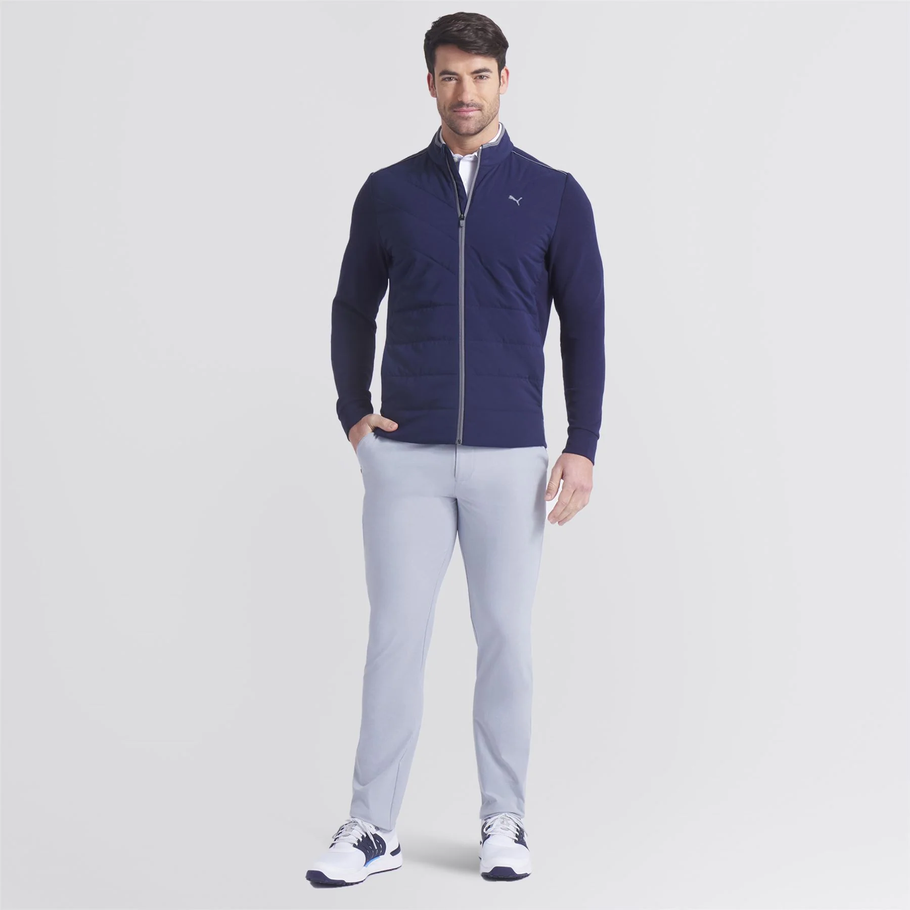Cloudspun Fleece Hybrid Jacket Deep Navy - Image 6