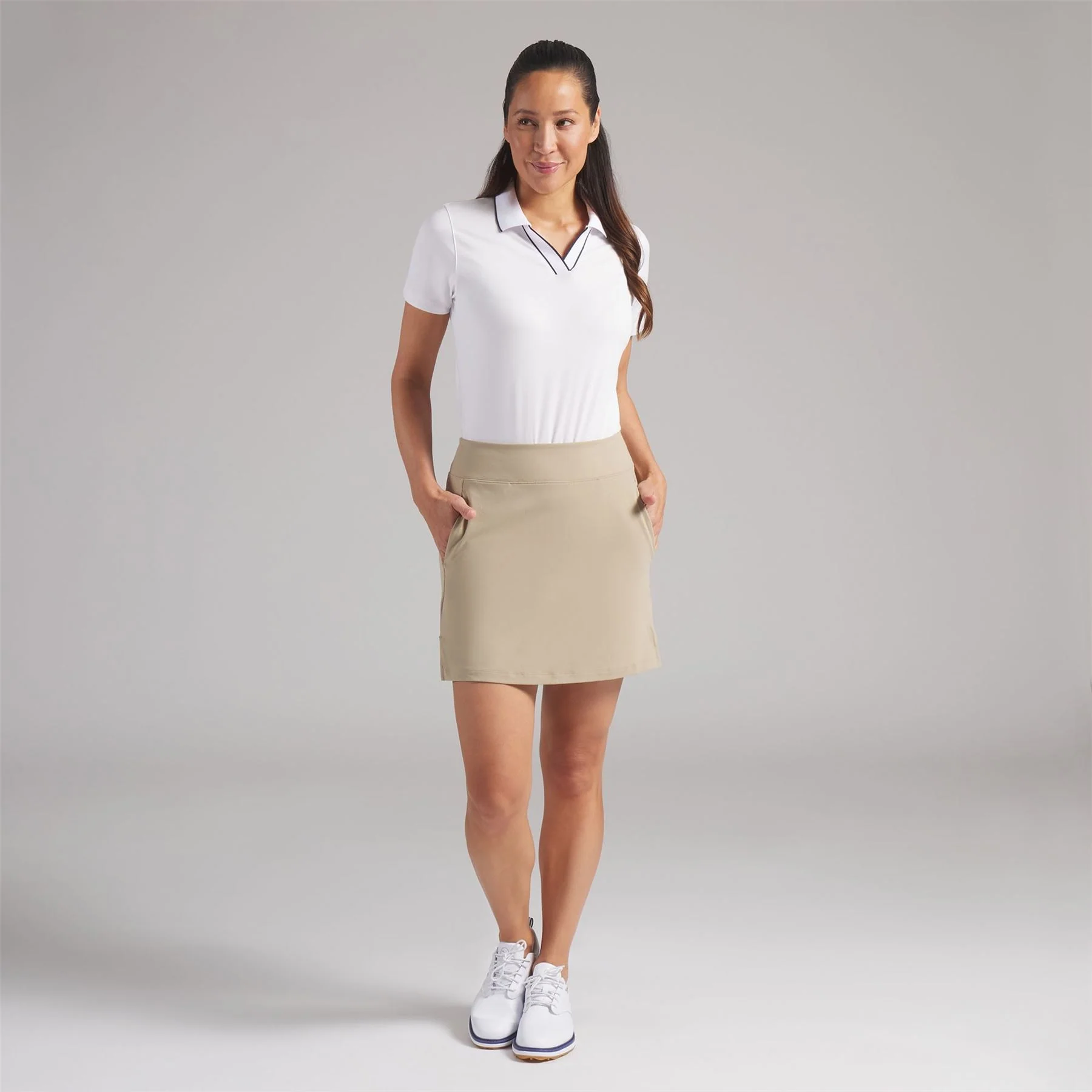 Cloudspun Lana 16-Inch Skirt Ice Coffee - Image 4