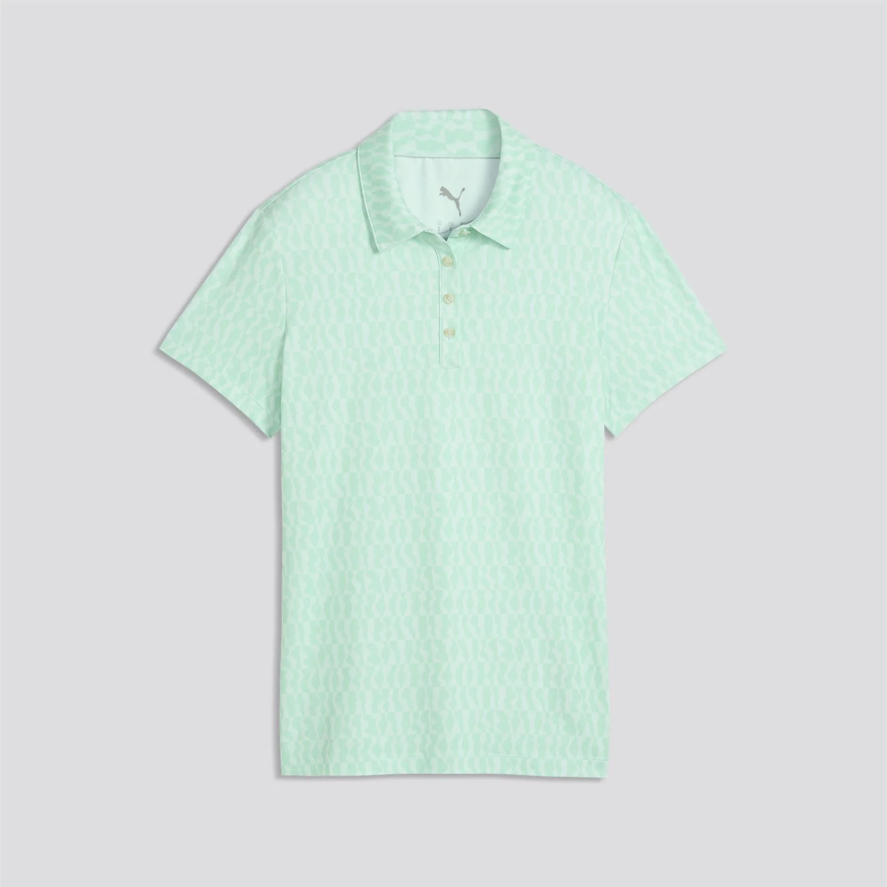 Cloudspun Wavey Polo Shirt Mint Jelly - Image 5