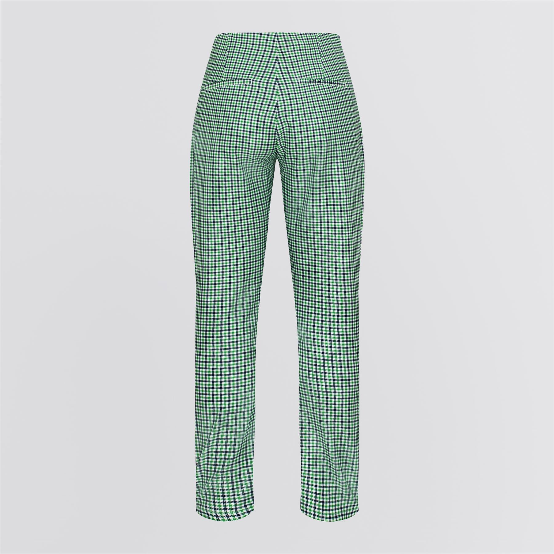 Club House Highwater Slacks Minicheck Green - Image 4