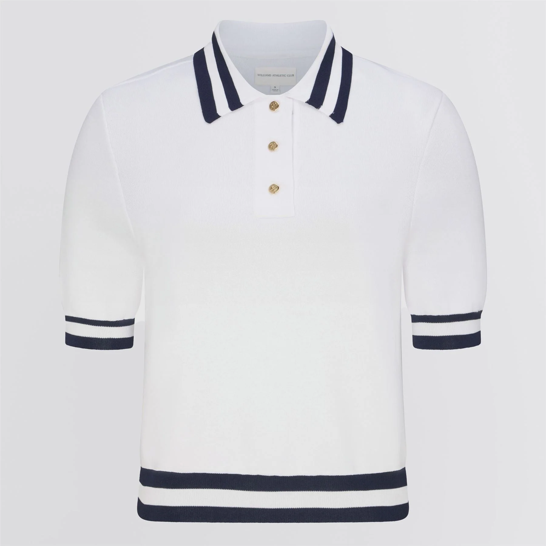 Cooper Polo White/Legacy Navy - Image 3