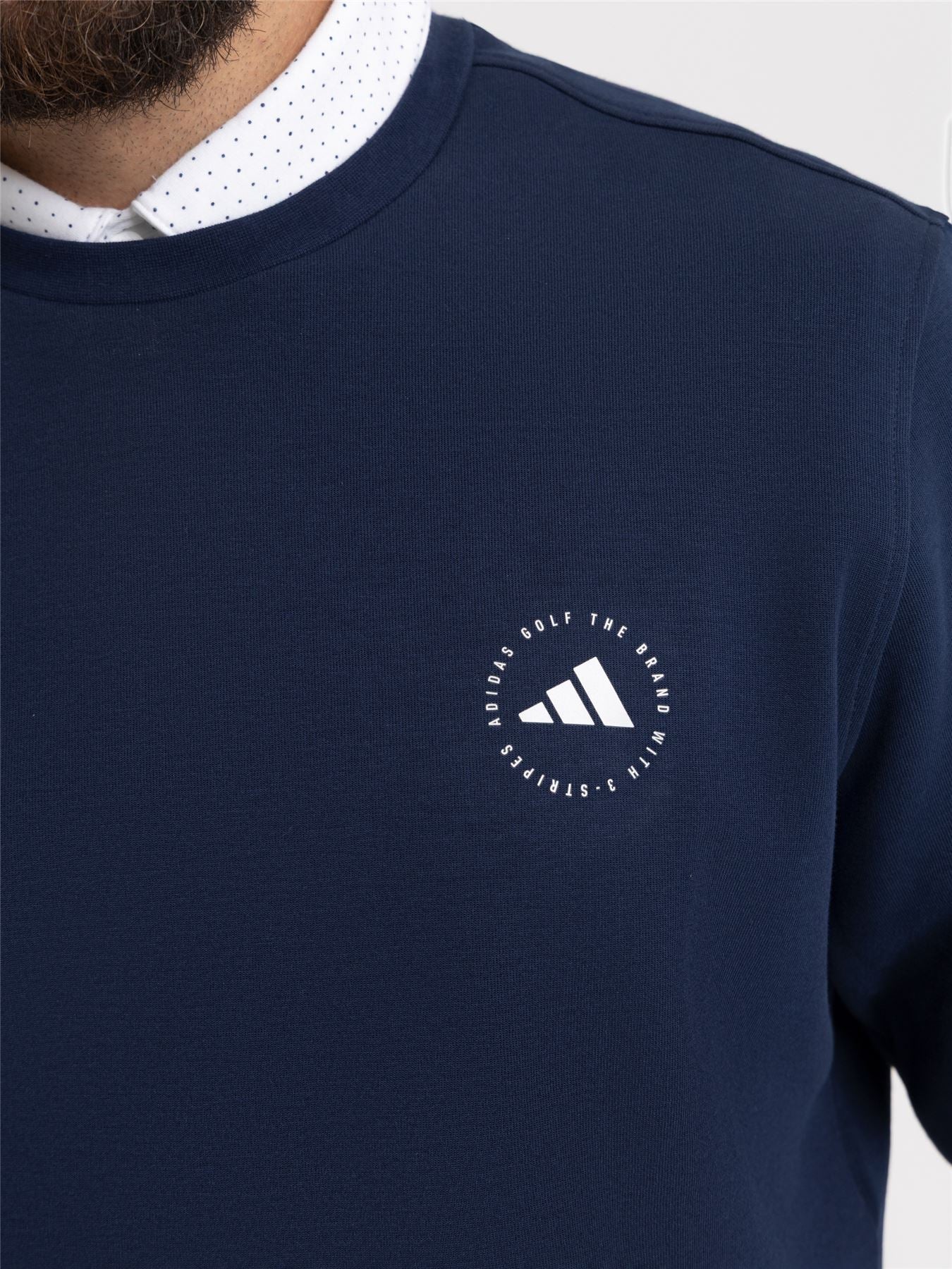 Core Crew Neck Regular Fit Sweatshirt Navy - Image 5