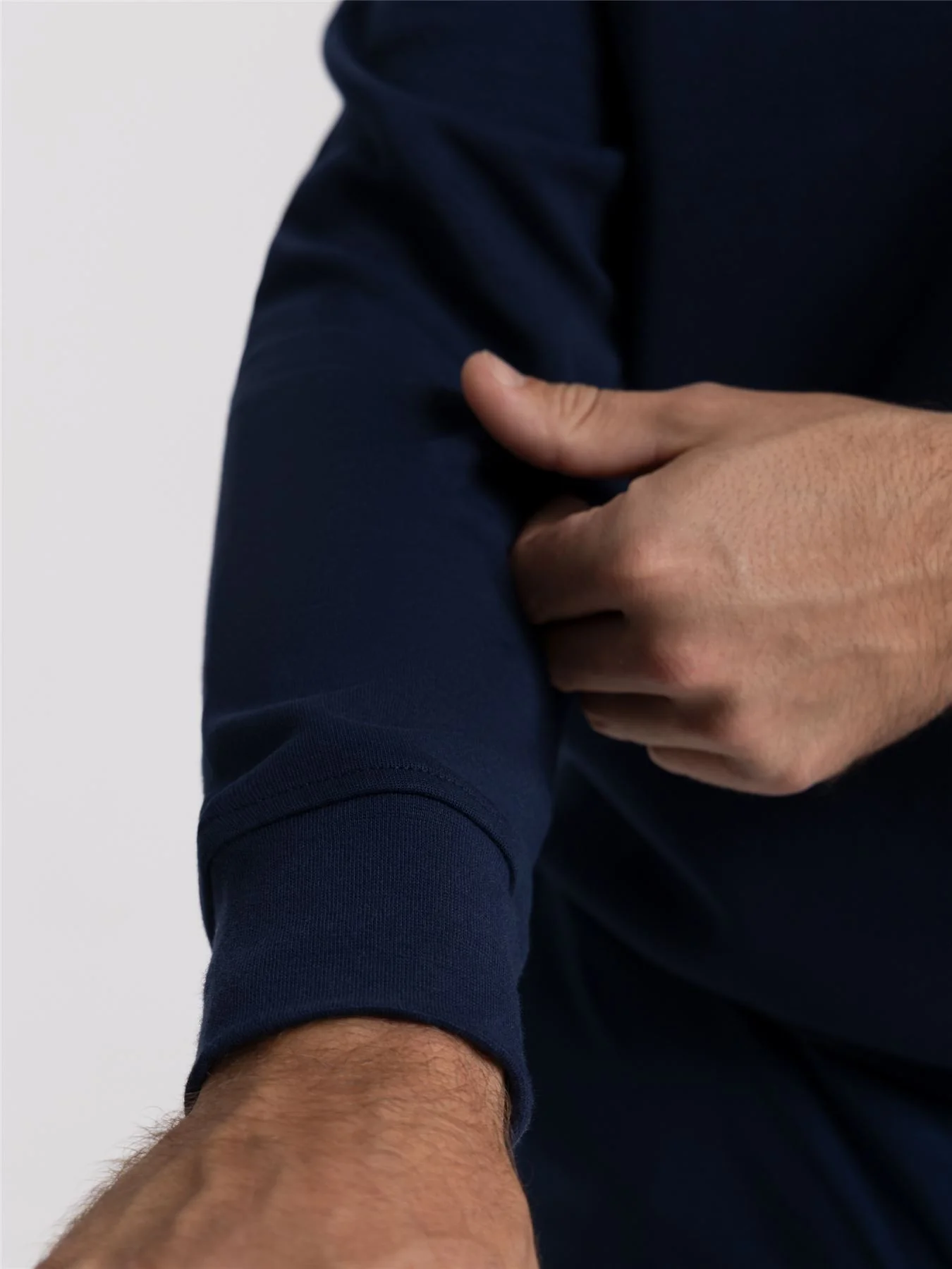 Core Crew Neck Regular Fit Sweatshirt Navy - Image 6
