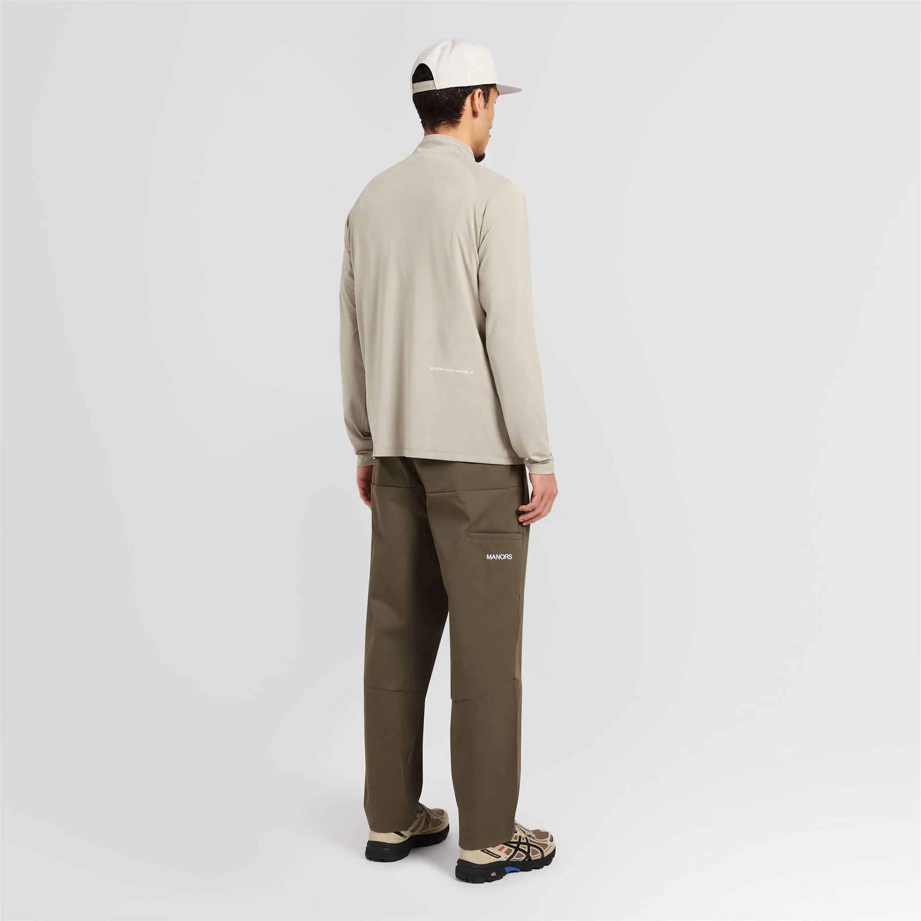 Course Quarter Zip Mid Layer Sand - Image 4
