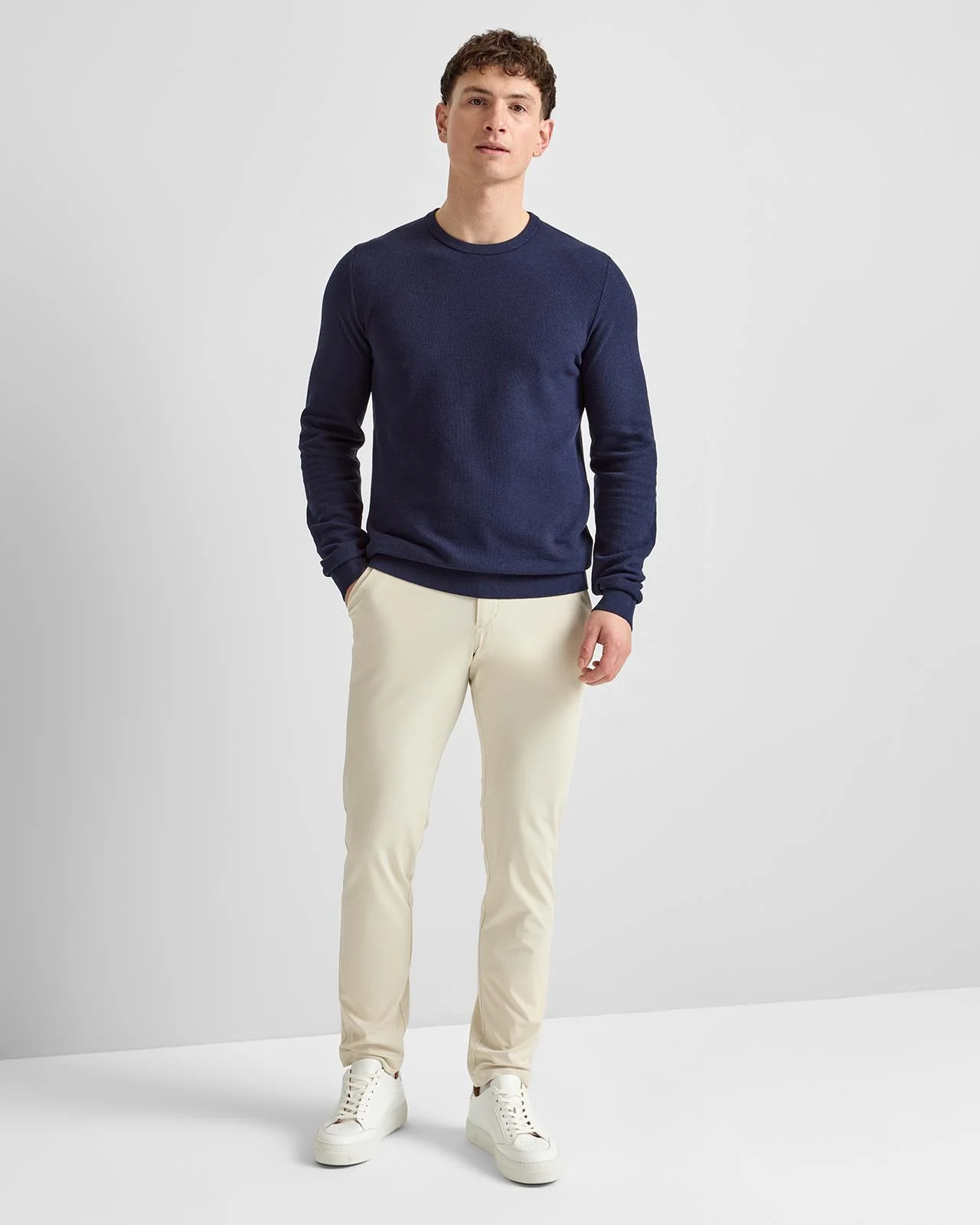Crew Neck Sweater Atlanta Blue - Image 3