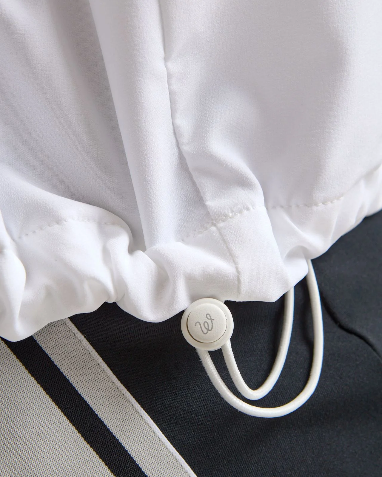 Crosscourt Windbreaker Jacket White - Image 7