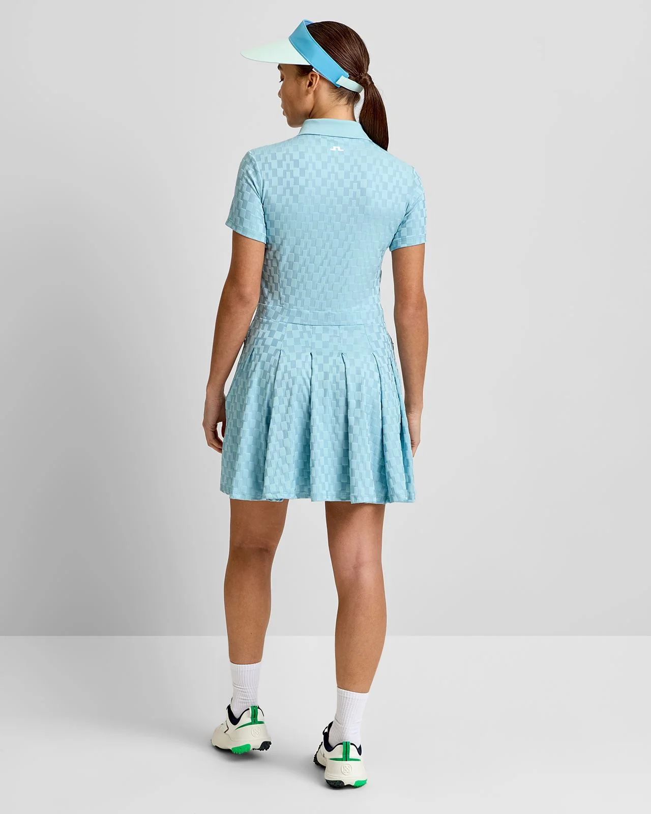Dally Jacquard Print Dress Forget-Me-Not - Image 2