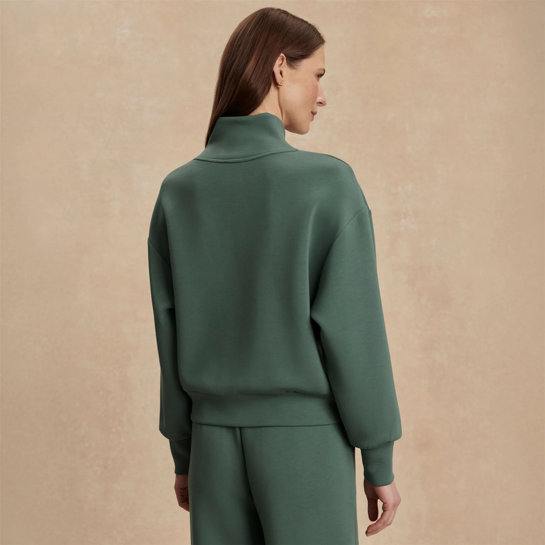 Davidson Sweat Half Zip Dark Forest - Image 2
