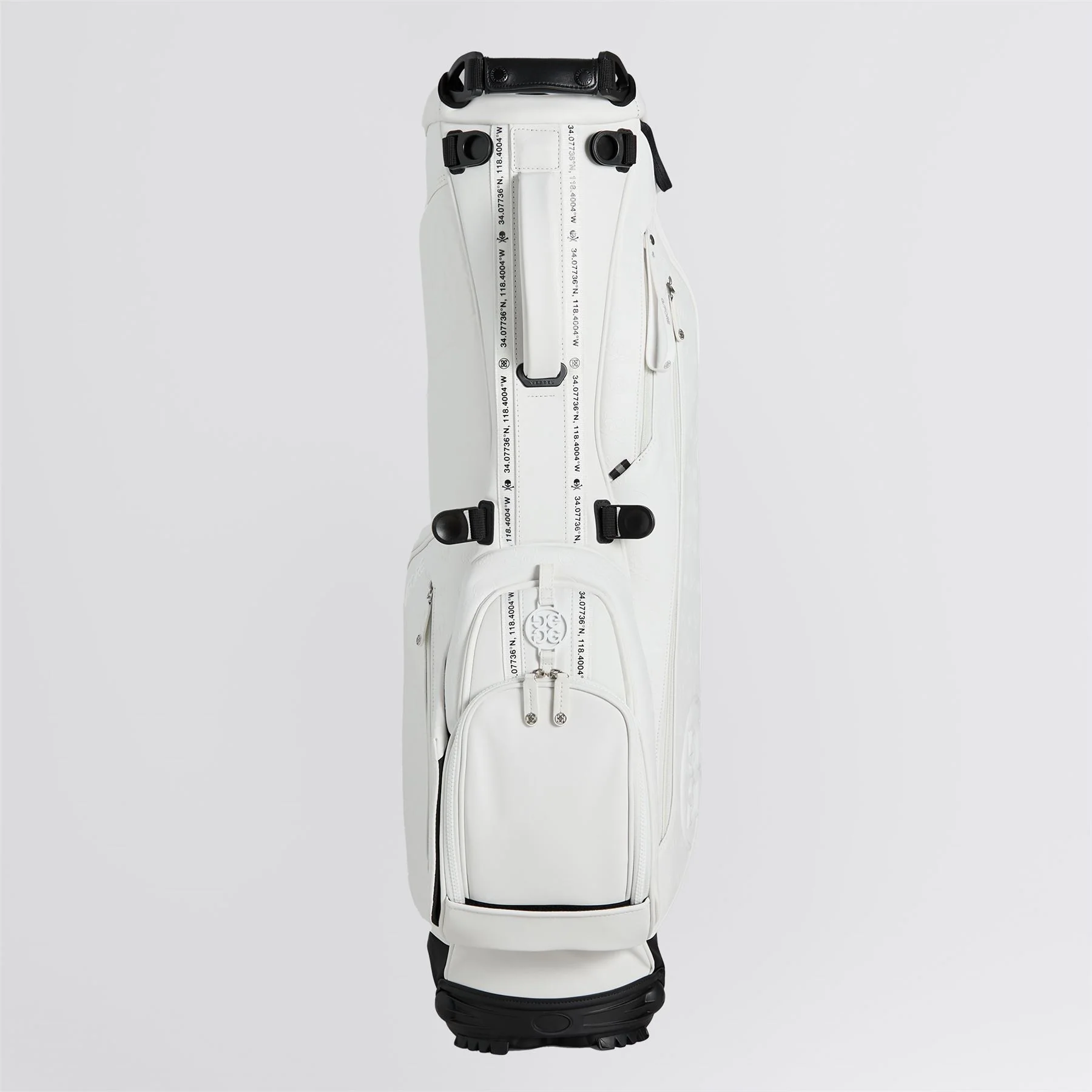 Daytona Skull & Tees Embossed Carry Golf Bag Snow - Image 3