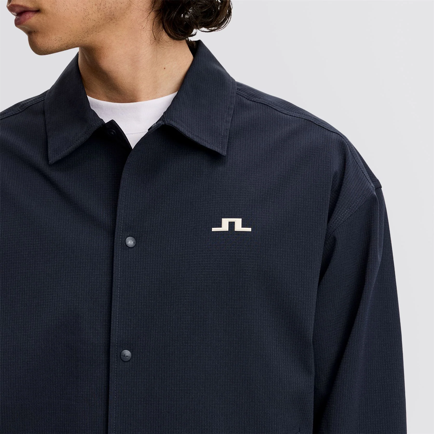 Dex Coach Overshirt JL Navy - Image 4