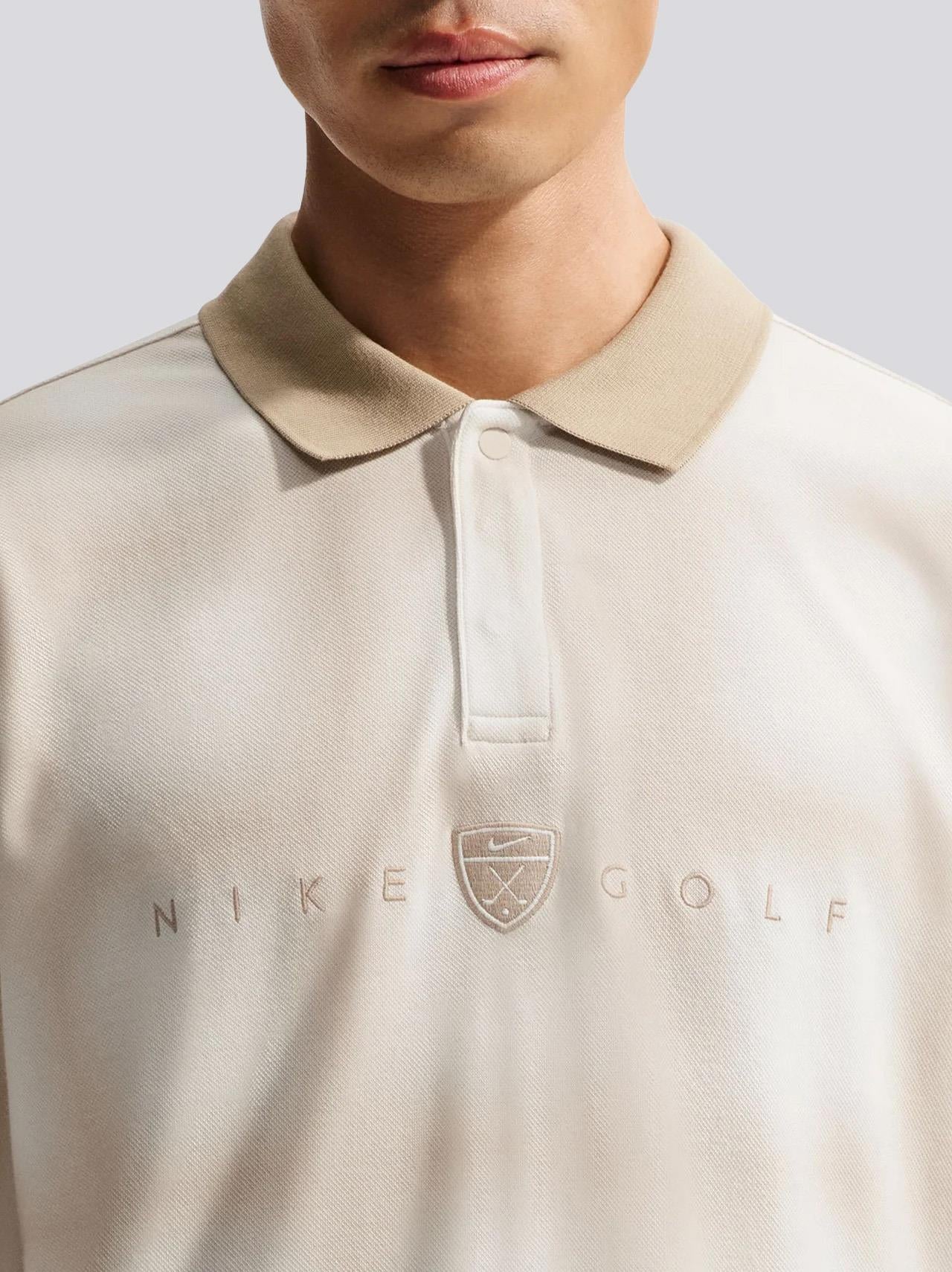 Dri-Fit Fairway Fresh Long Sleeve Polo Sail/Limestone - Image 3