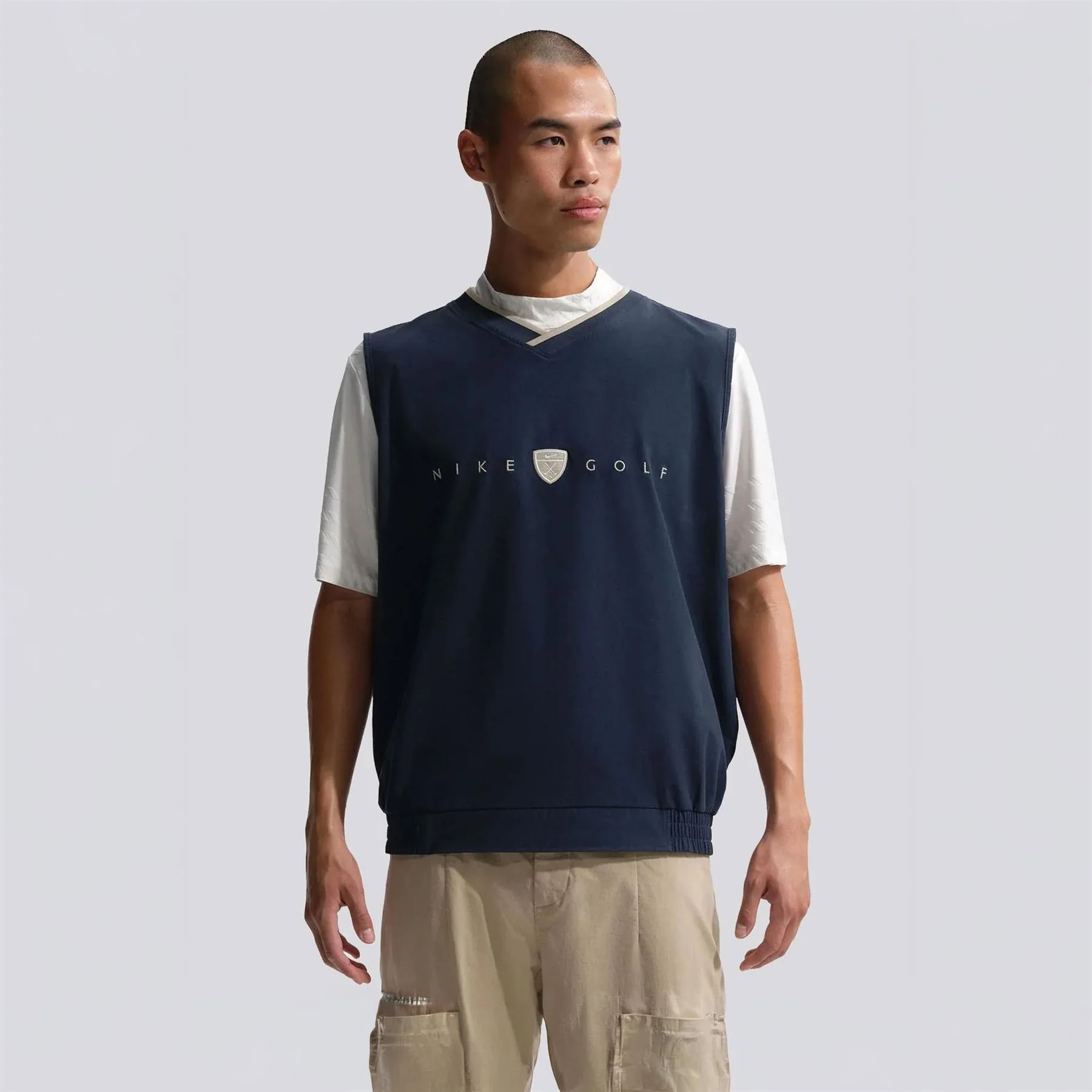 Dri-FIT Fairway Fresh Wind Vest College Navy/Limestone