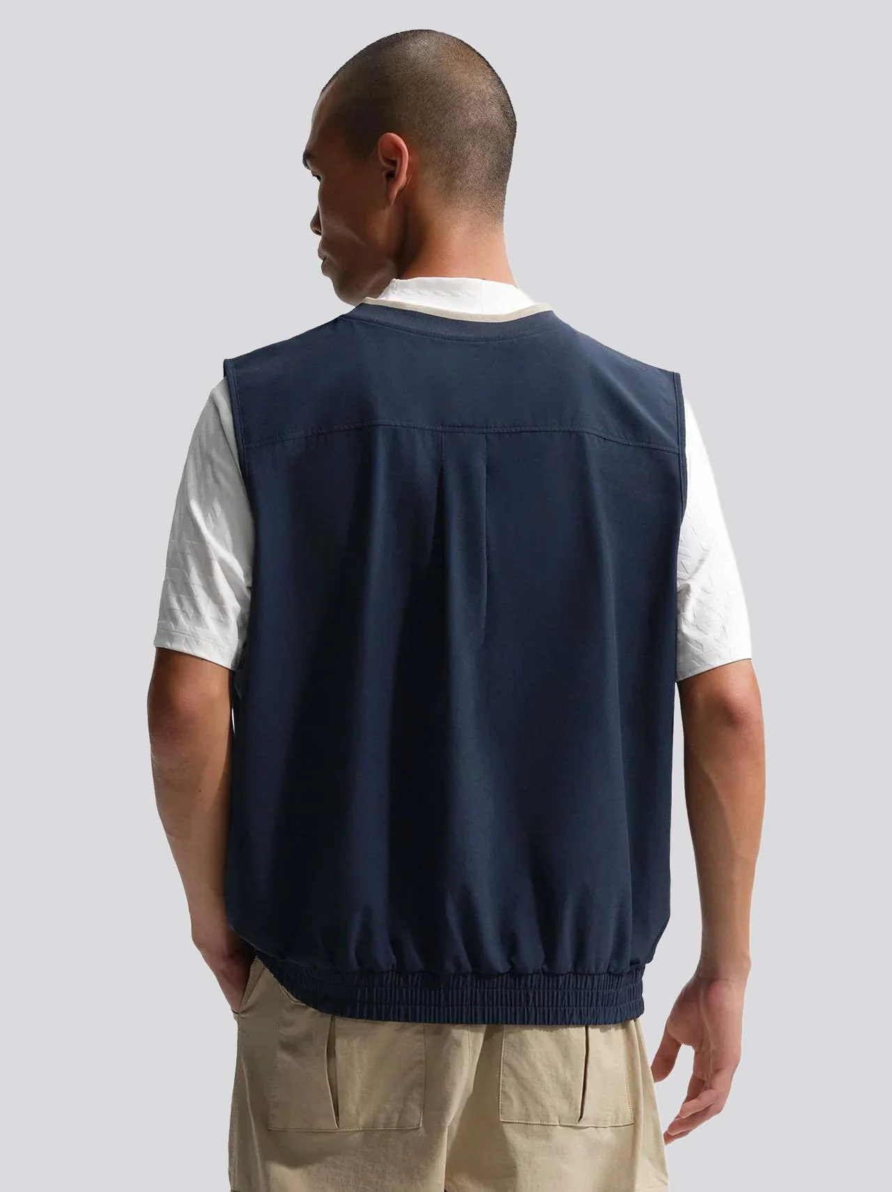 Dri-FIT Fairway Fresh Wind Vest College Navy/Limestone - Image 2