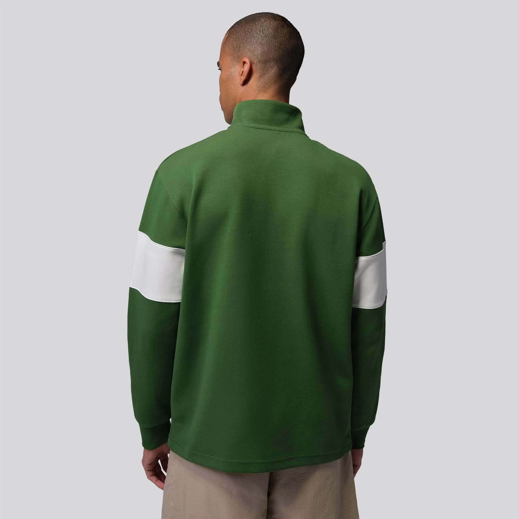Dri-FIT Half Zip Mid Layer Forest Green/Sail - Image 2