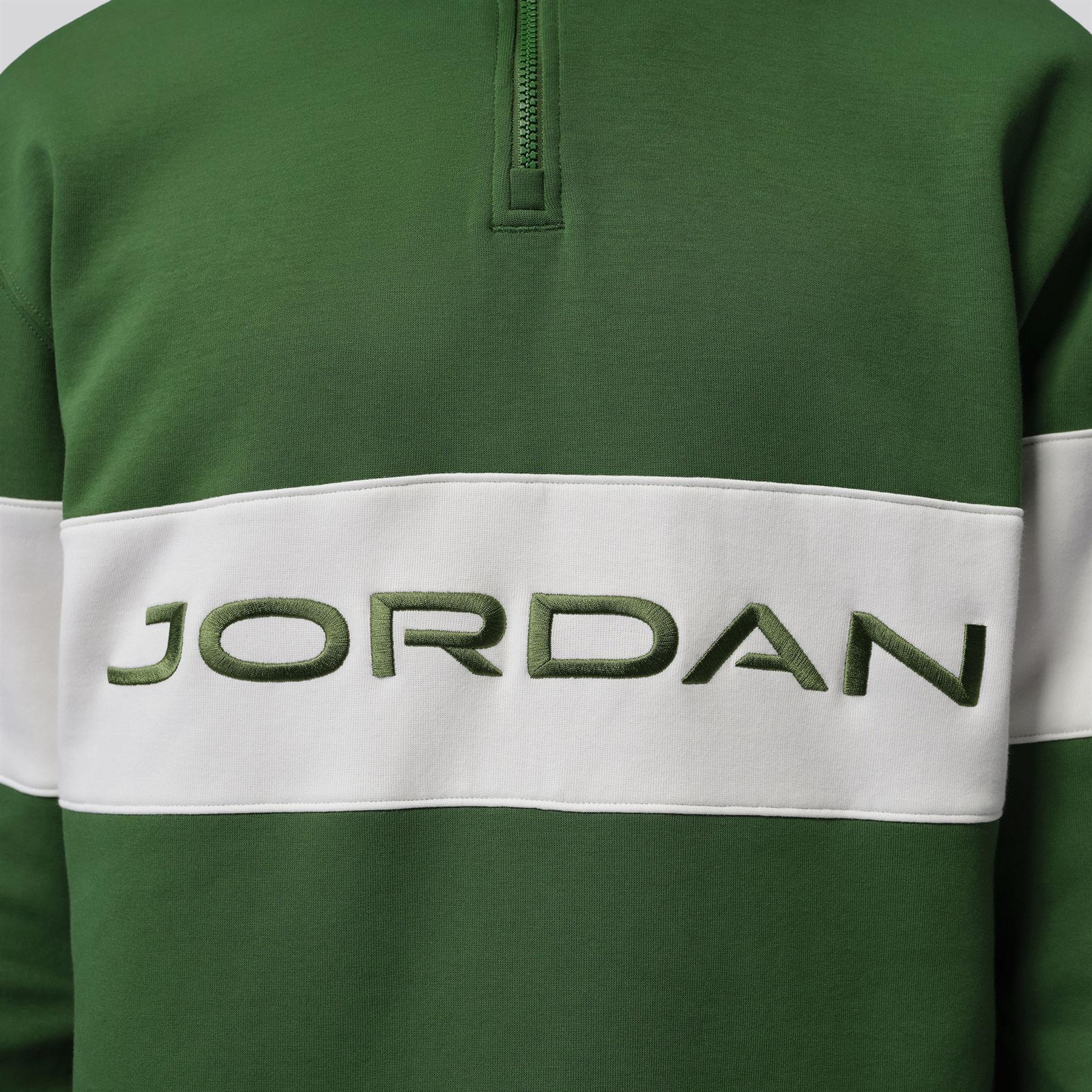 Dri-FIT Half Zip Mid Layer Forest Green/Sail - Image 3