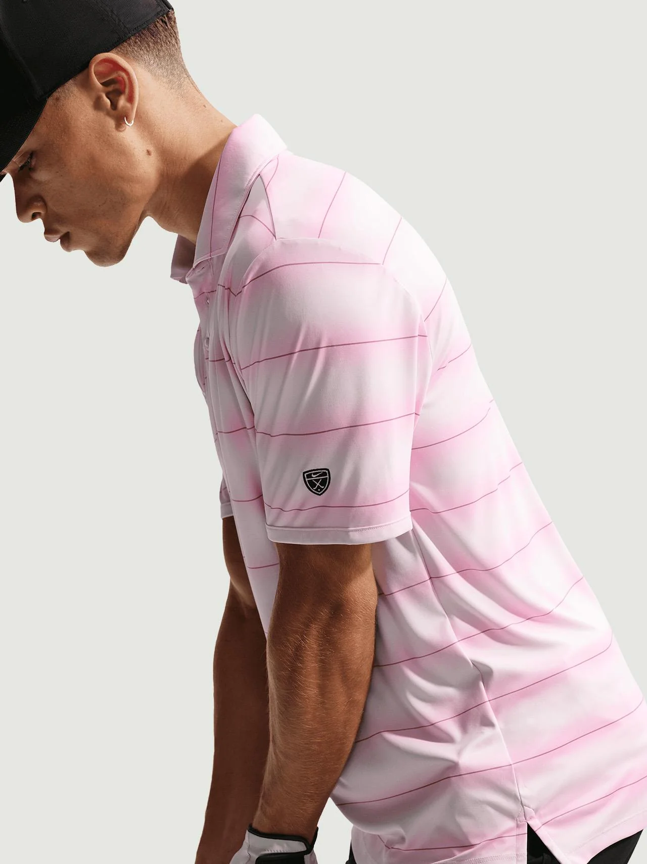 Dri-Fit Par 5 Golf Polo Pearl Pink - Image 3