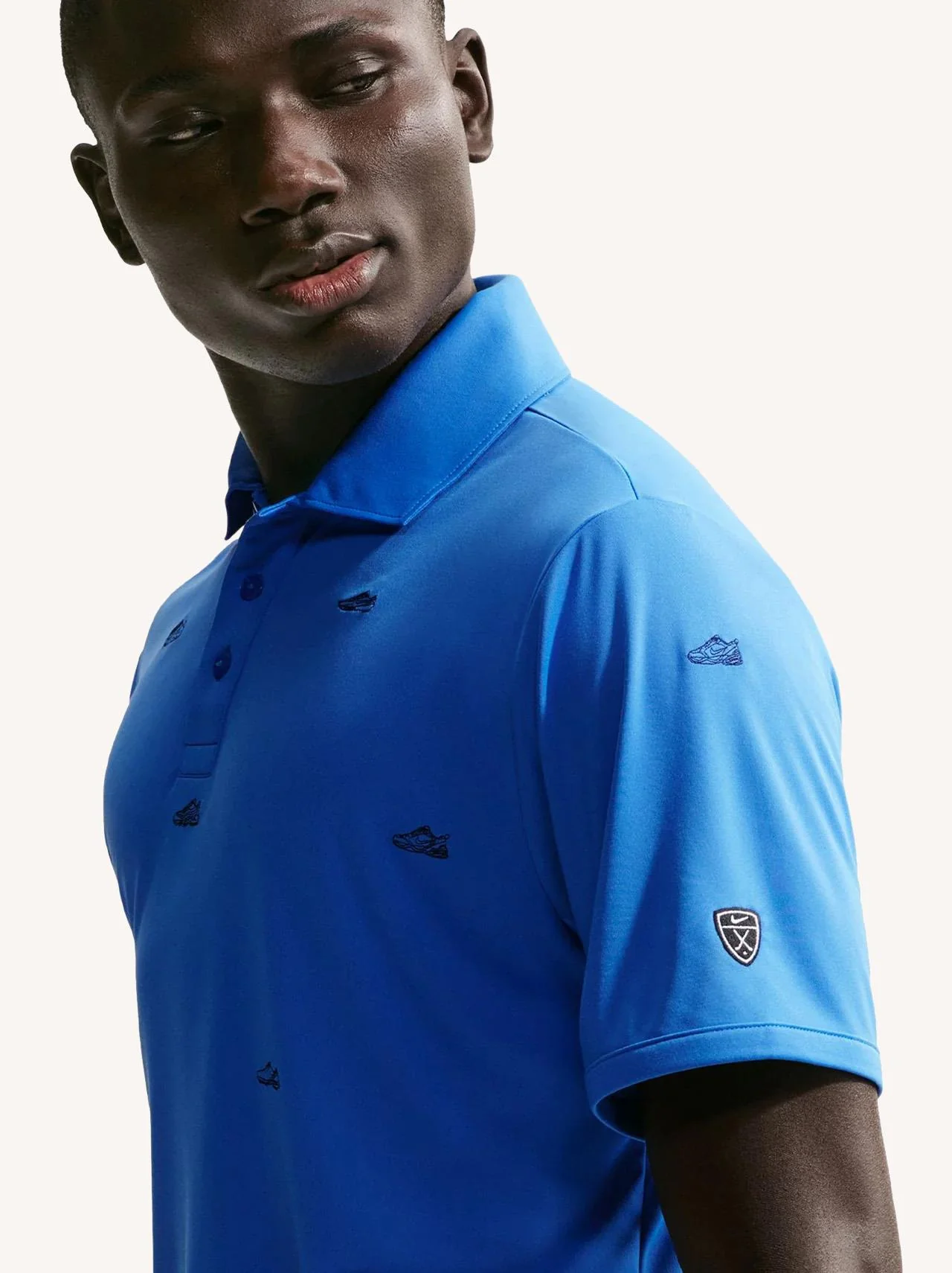 Dri-FIT Par 5 Polo Pacific Blue/College Navy - Image 3
