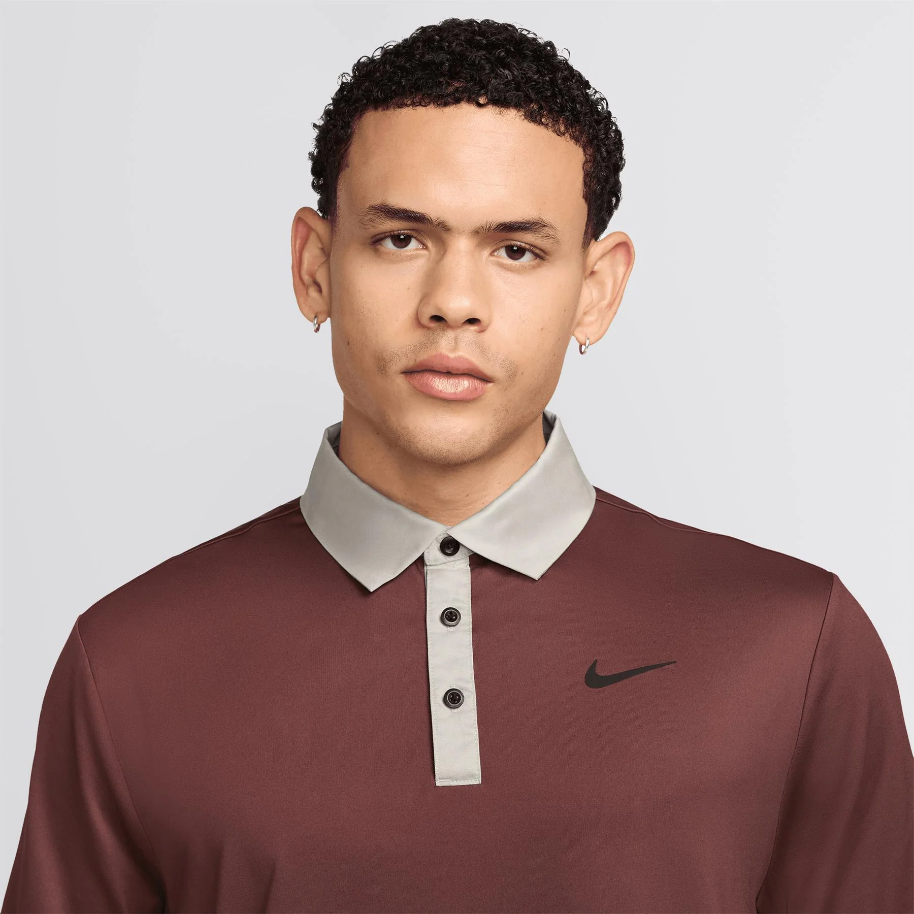 Dri-FIT Tour Contrast Polo Dark Pony/College Grey/Black - Image 3