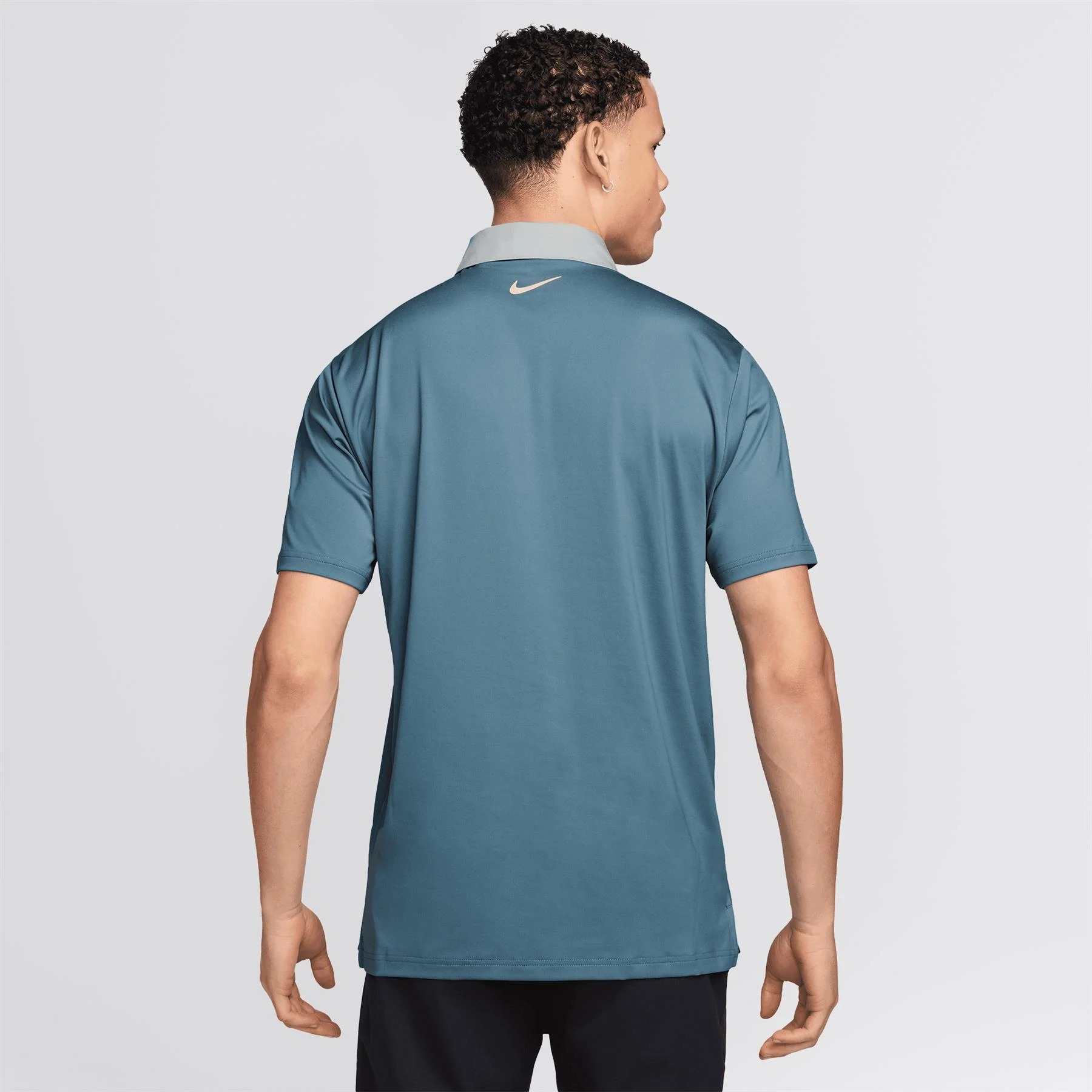 Dri-FIT Tour Contrast Polo Smokey Blue/Pure Platinum/Pale Ivory - Image 2