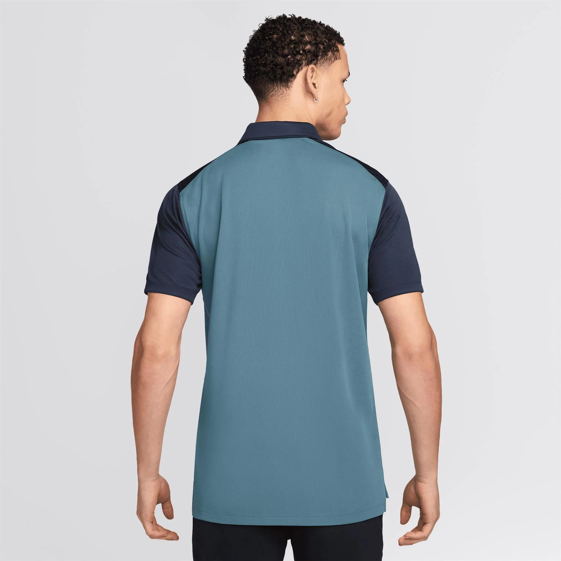 Dri-FIT Victory+ Blocked Polo Smokey Blue/Obsidian/White - Image 2
