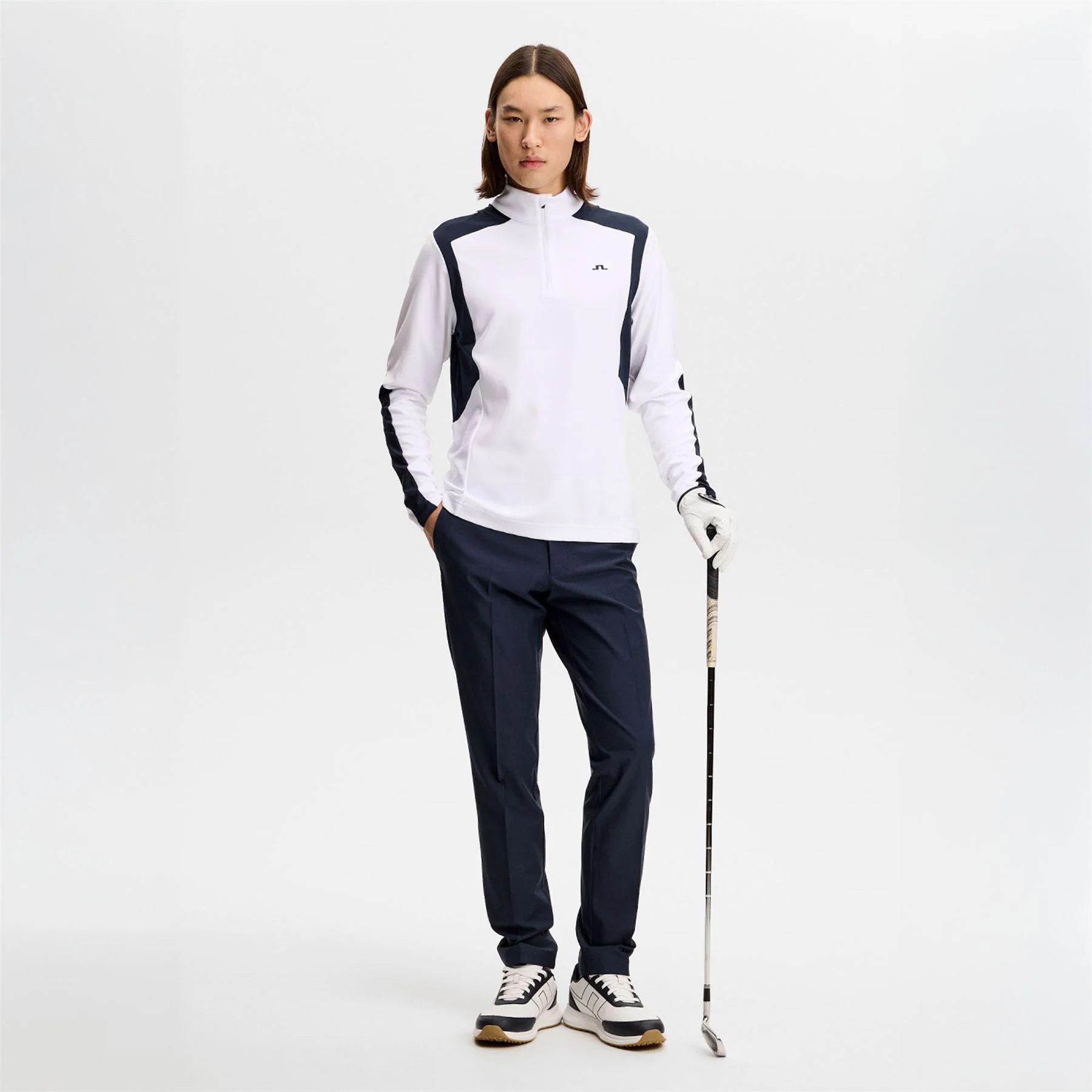 Ellott Micro High Stretch Trousers JL Navy - Image 4