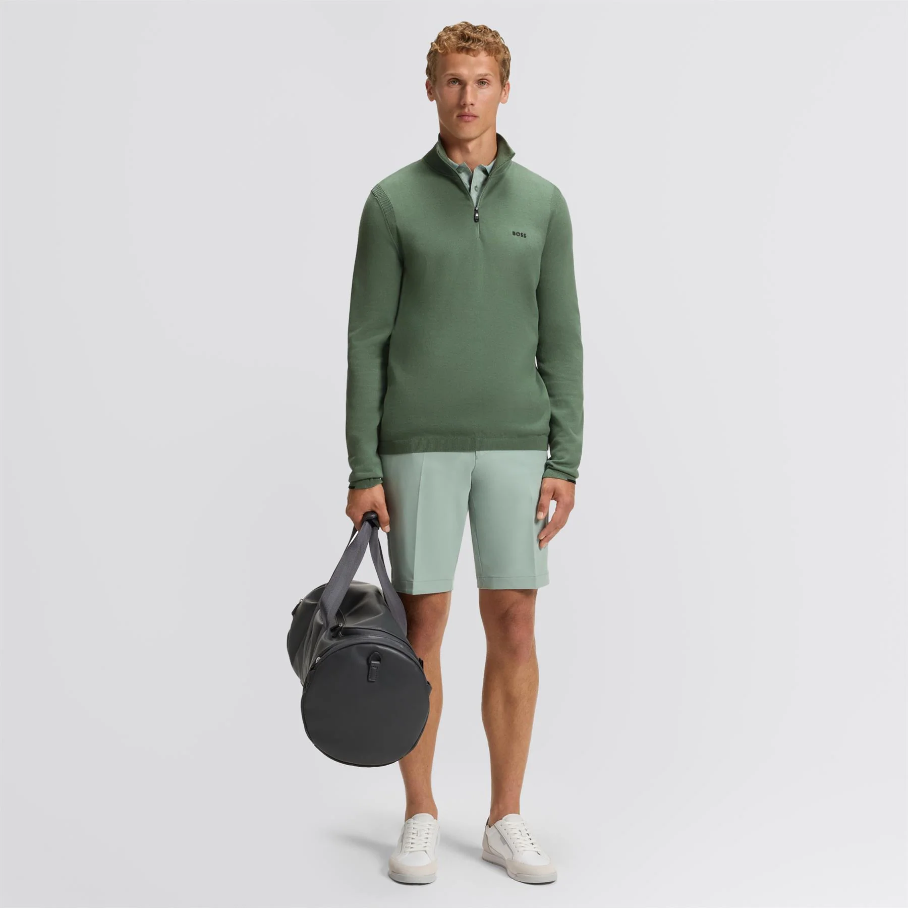 Ever-X Quarter Zip Open Green - Image 3