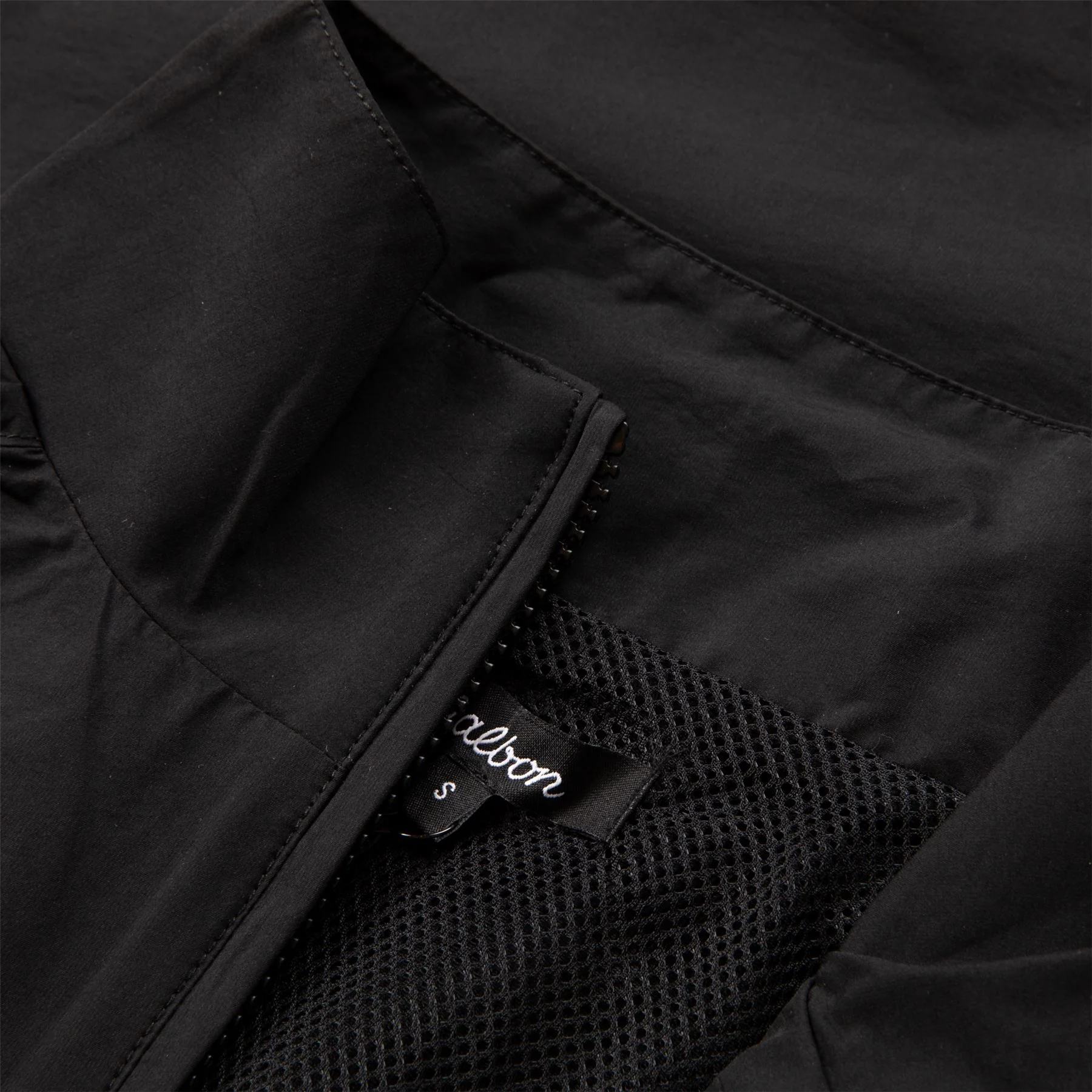 Evergreen SS Nylon Windshirt Black - Image 2