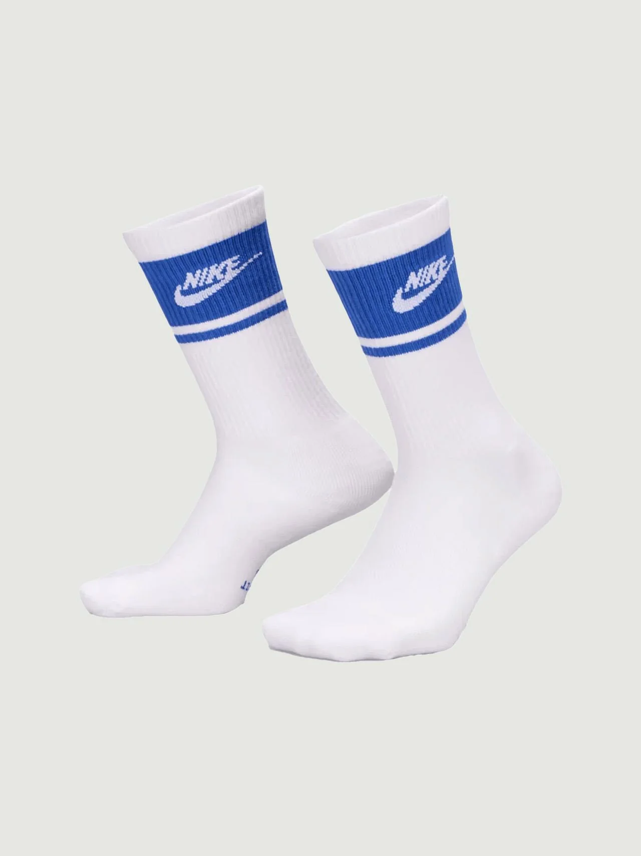 Everyday Elevated Crew Socks White/Blue
