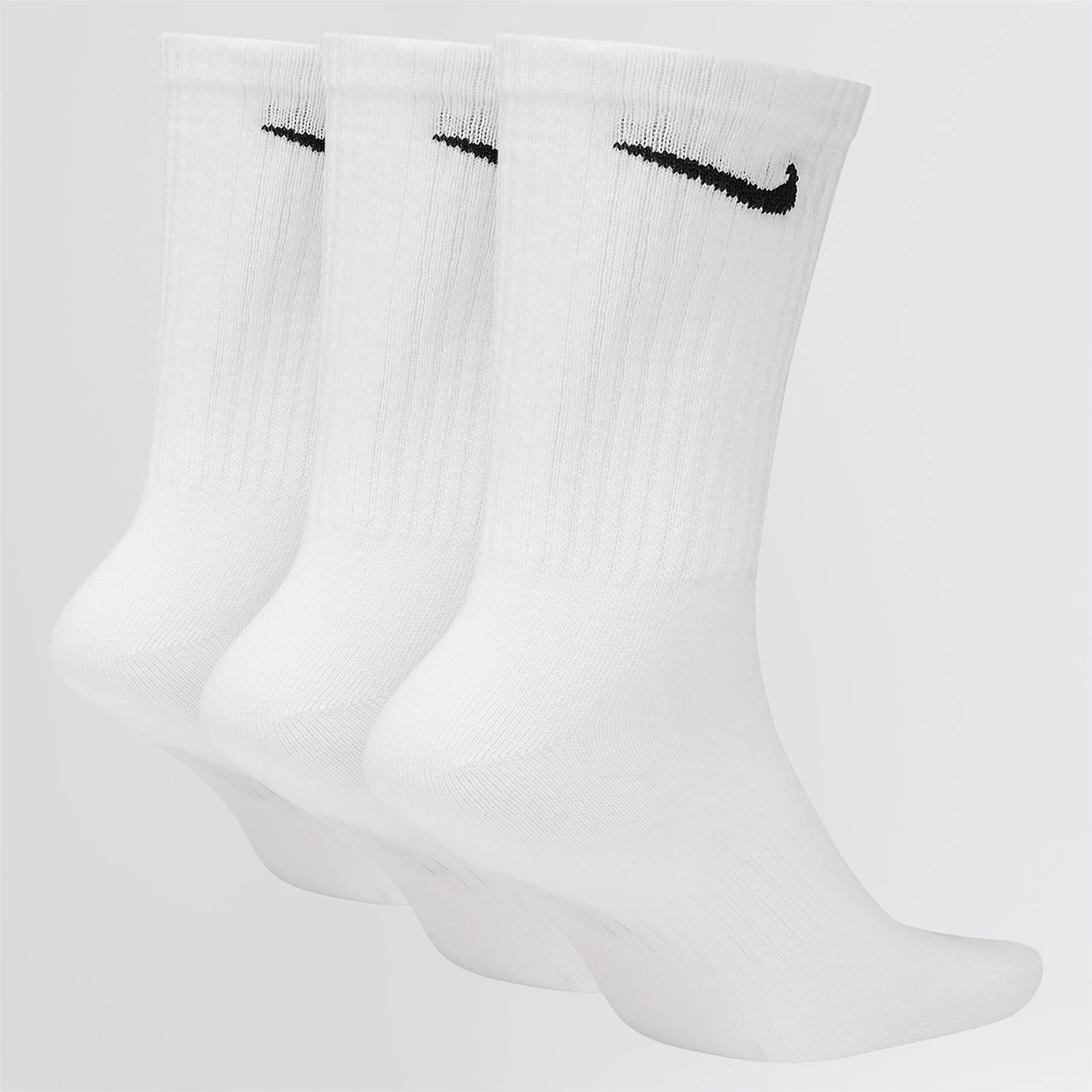 Everyday Lightweight Socks White/Black - Image 2