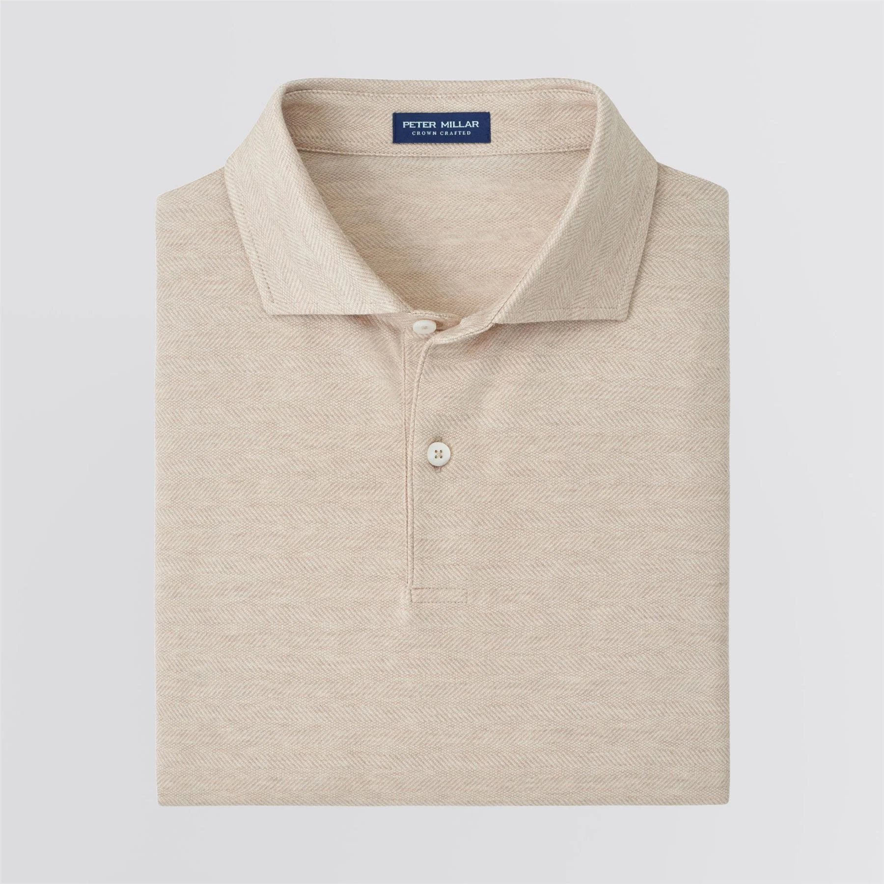 Excursionist Flex Herringbone Knit Polo Truffle - Image 7