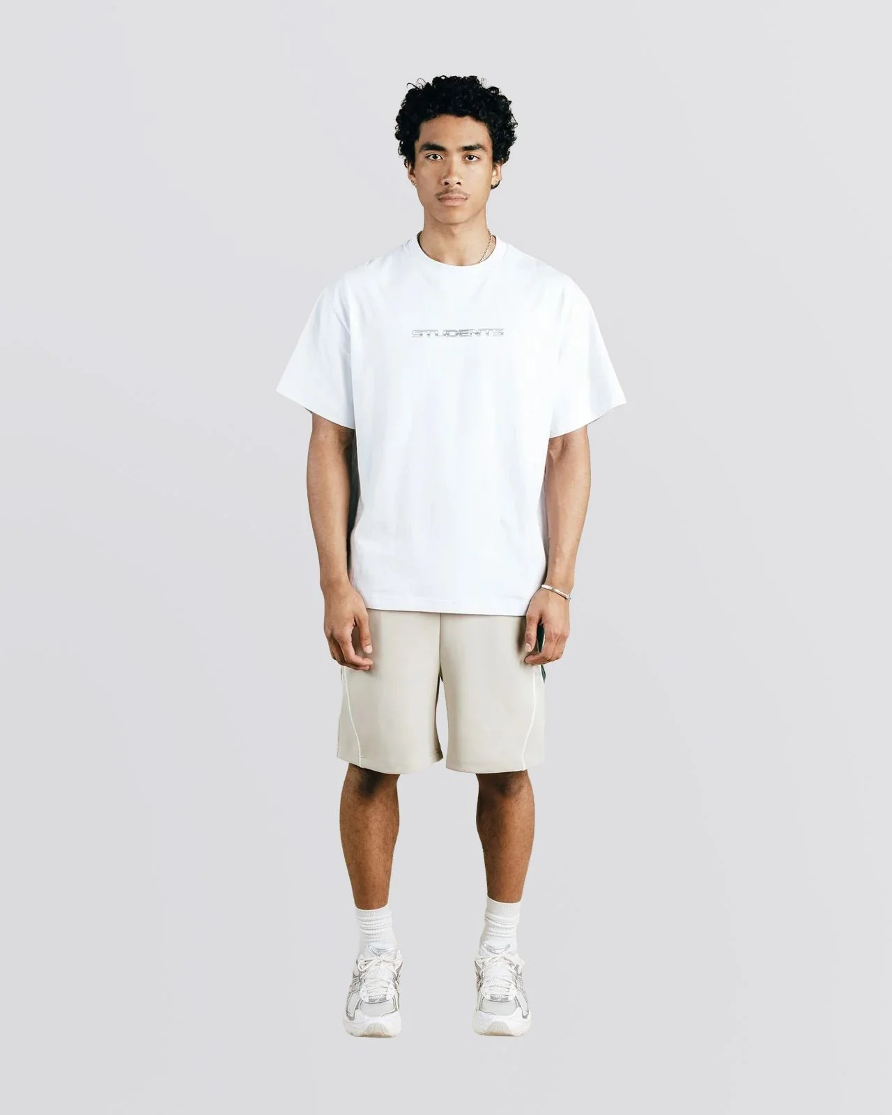 Exhibition Track Shorts Sand - Image 3