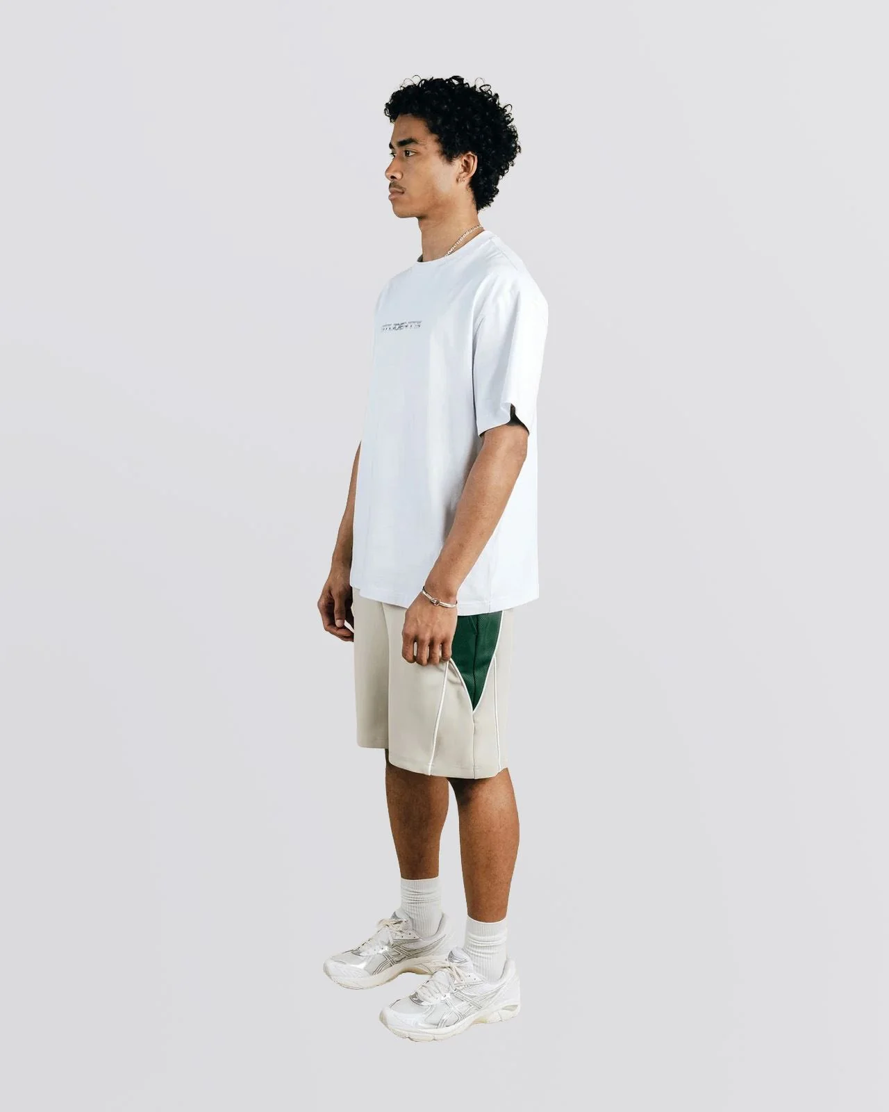Exhibition Track Shorts Sand - Image 4