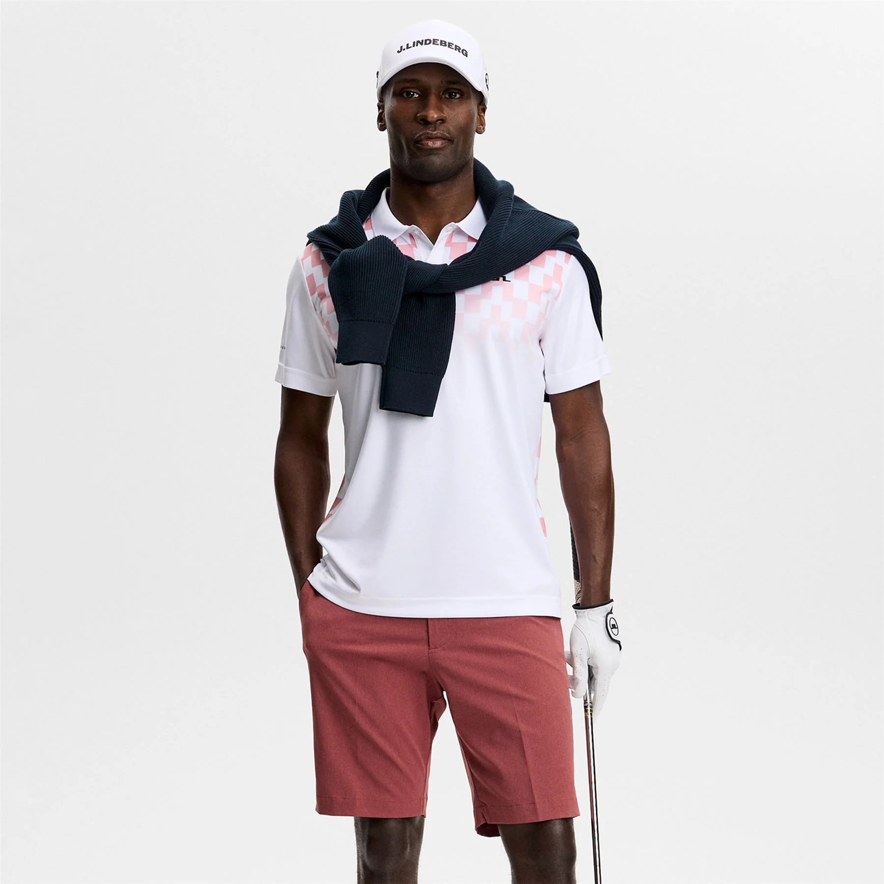 Finn Print Polo Finn Fade White Pink - Image 3