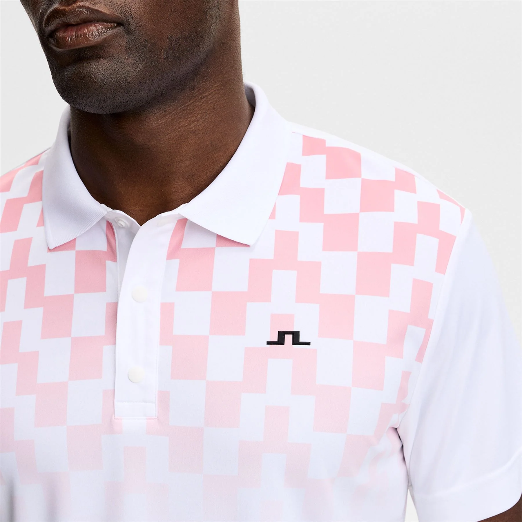 Finn Print Polo Finn Fade White Pink - Image 4