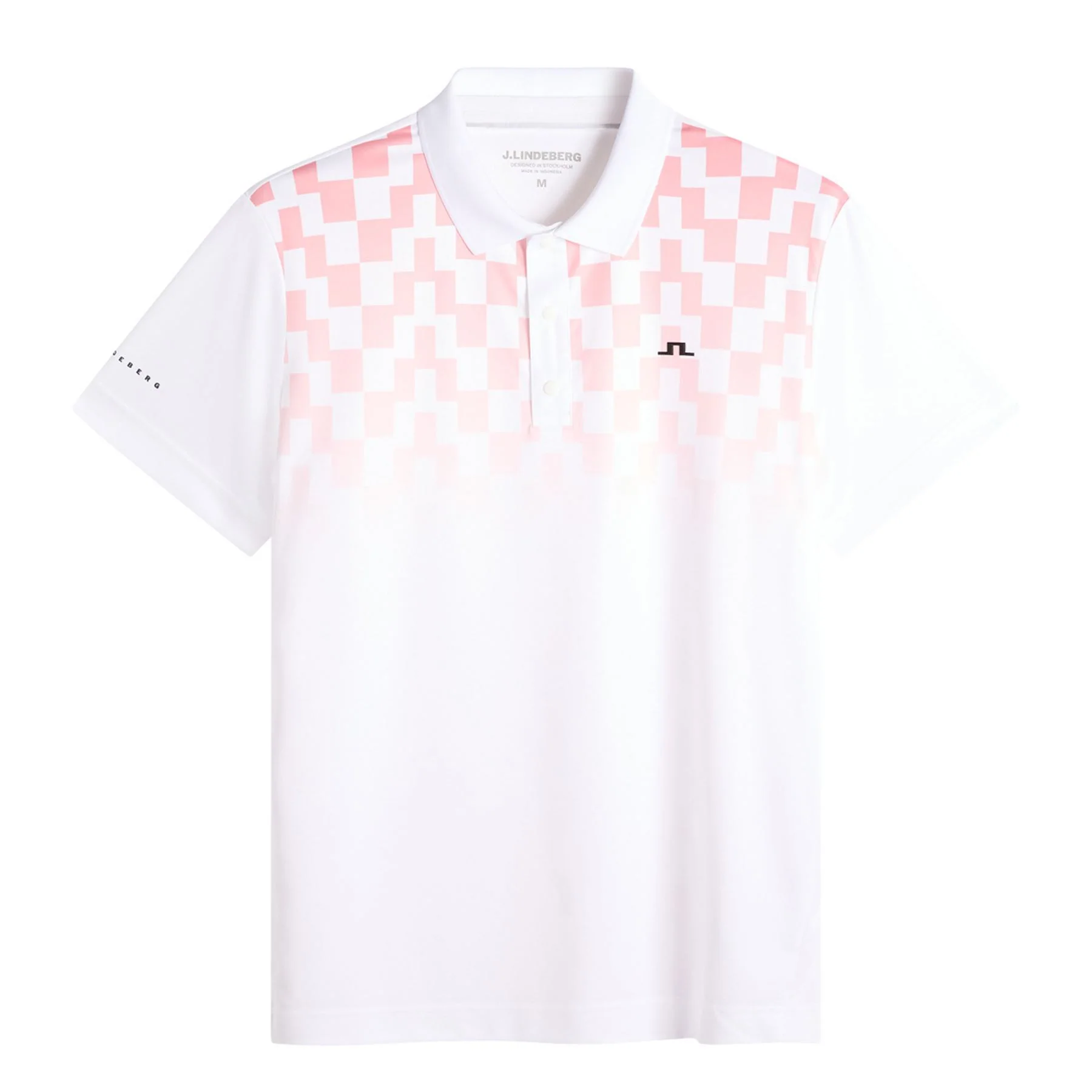 Finn Print Polo Finn Fade White Pink - Image 7