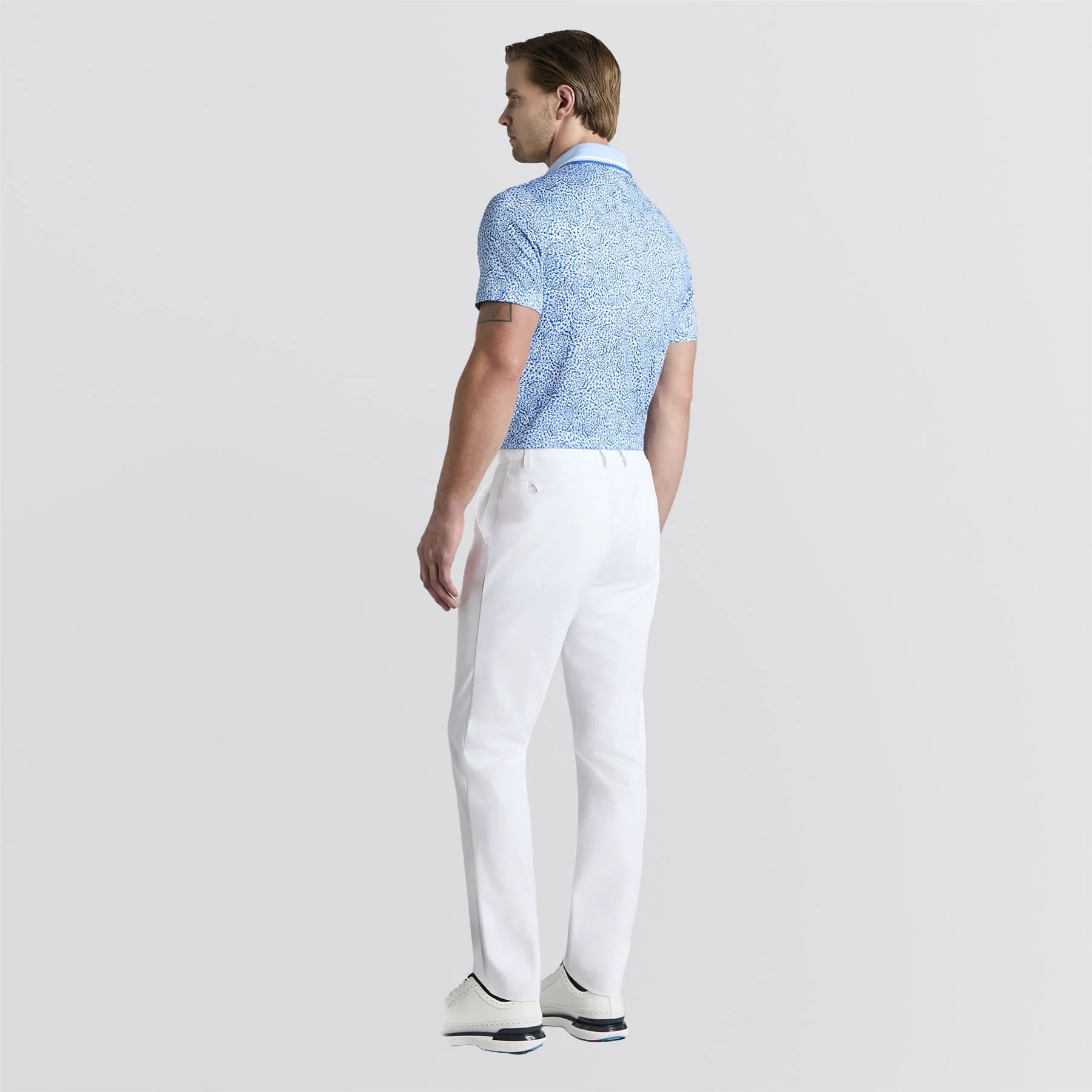 Fireworks Print Tech Jersey Polo Baja - Image 3