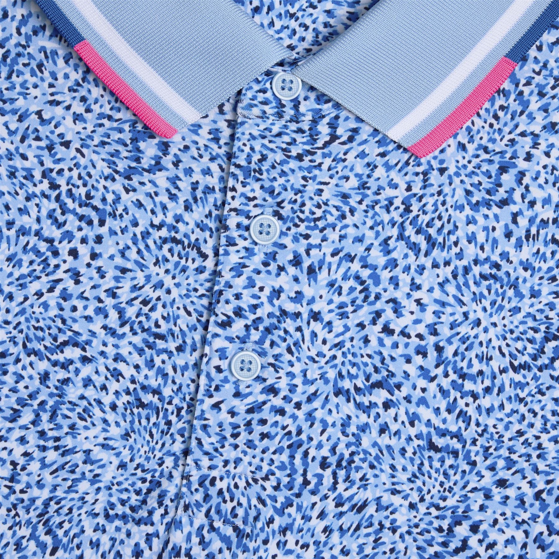 Fireworks Print Tech Jersey Polo Baja - Image 4