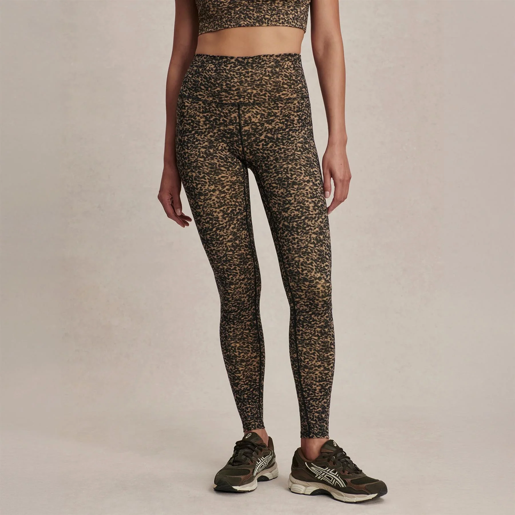 Freesoft High Rise 25 Inch Leggings Prairie Sand Cheetah