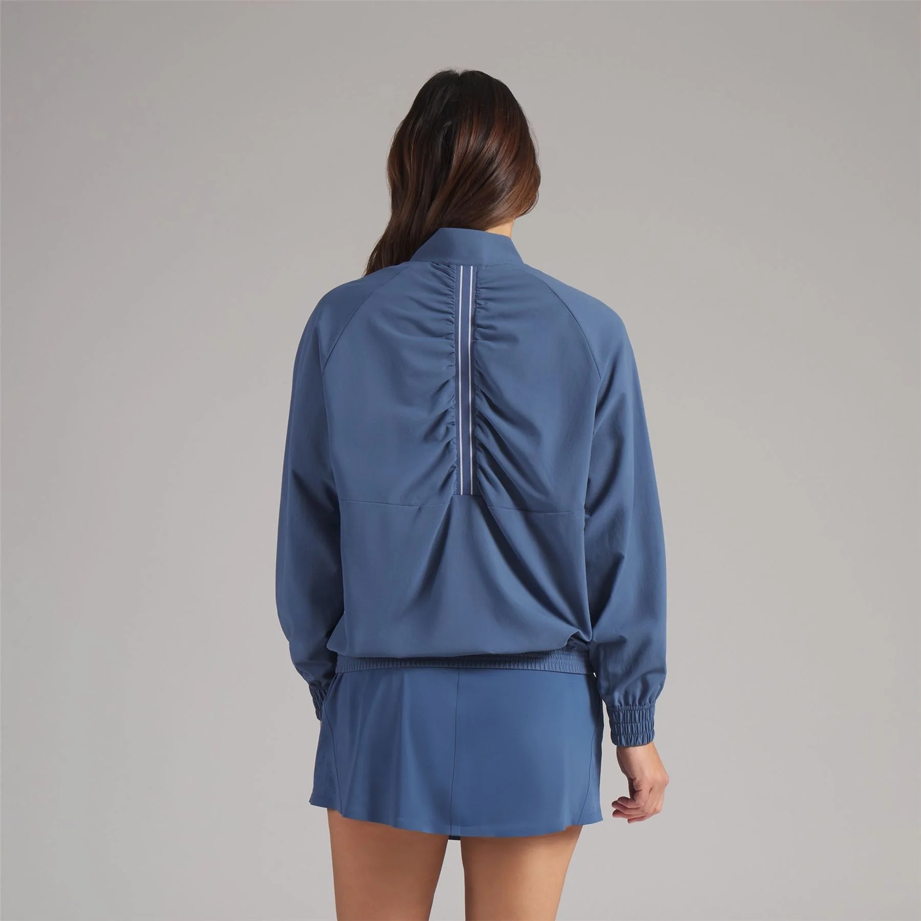 Full Zip Wind Golf Jacket Dark Indigo - Image 2