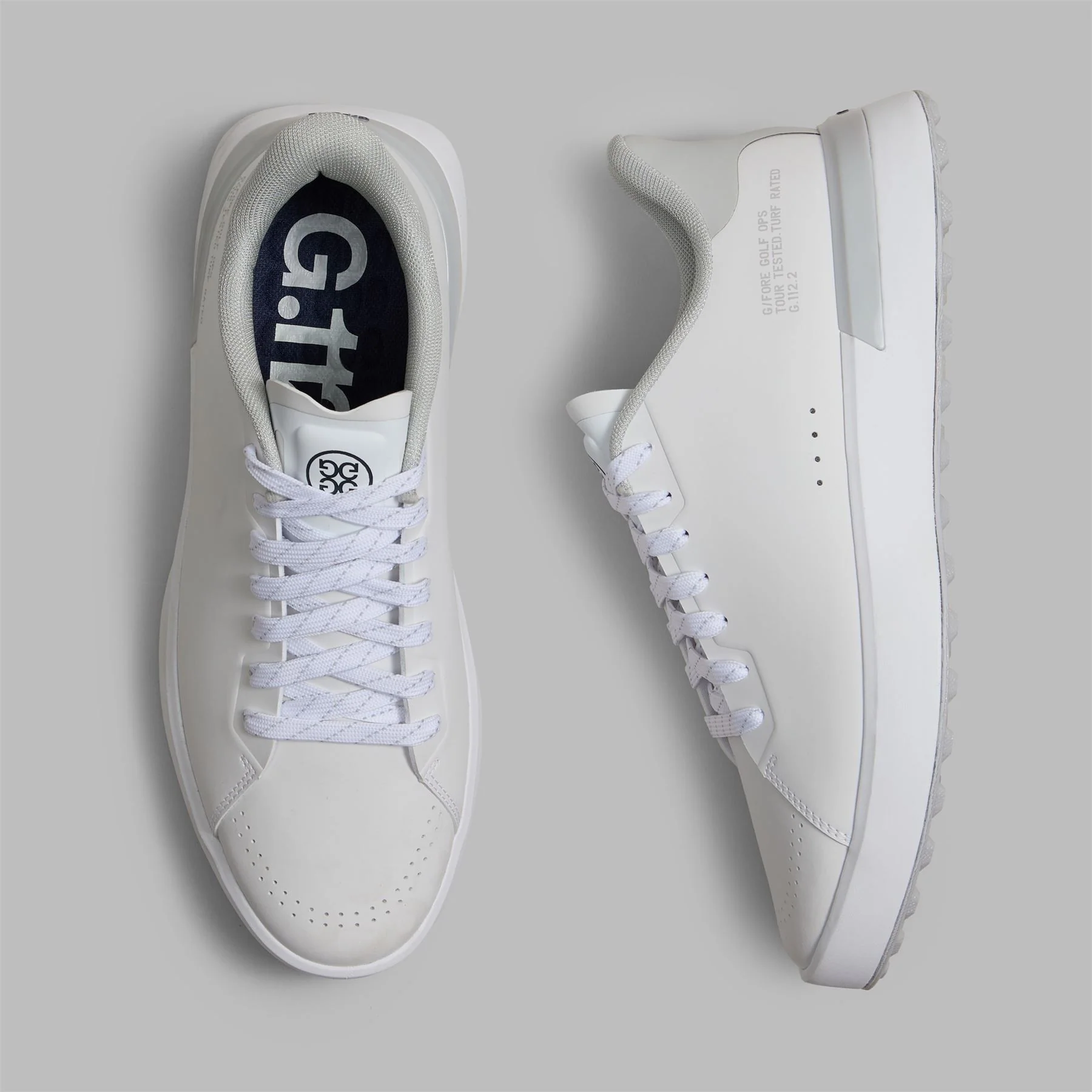 G.112 Camo Heel Hybrid Spikeless Golf Shoe Snow/Nimbus - Image 2