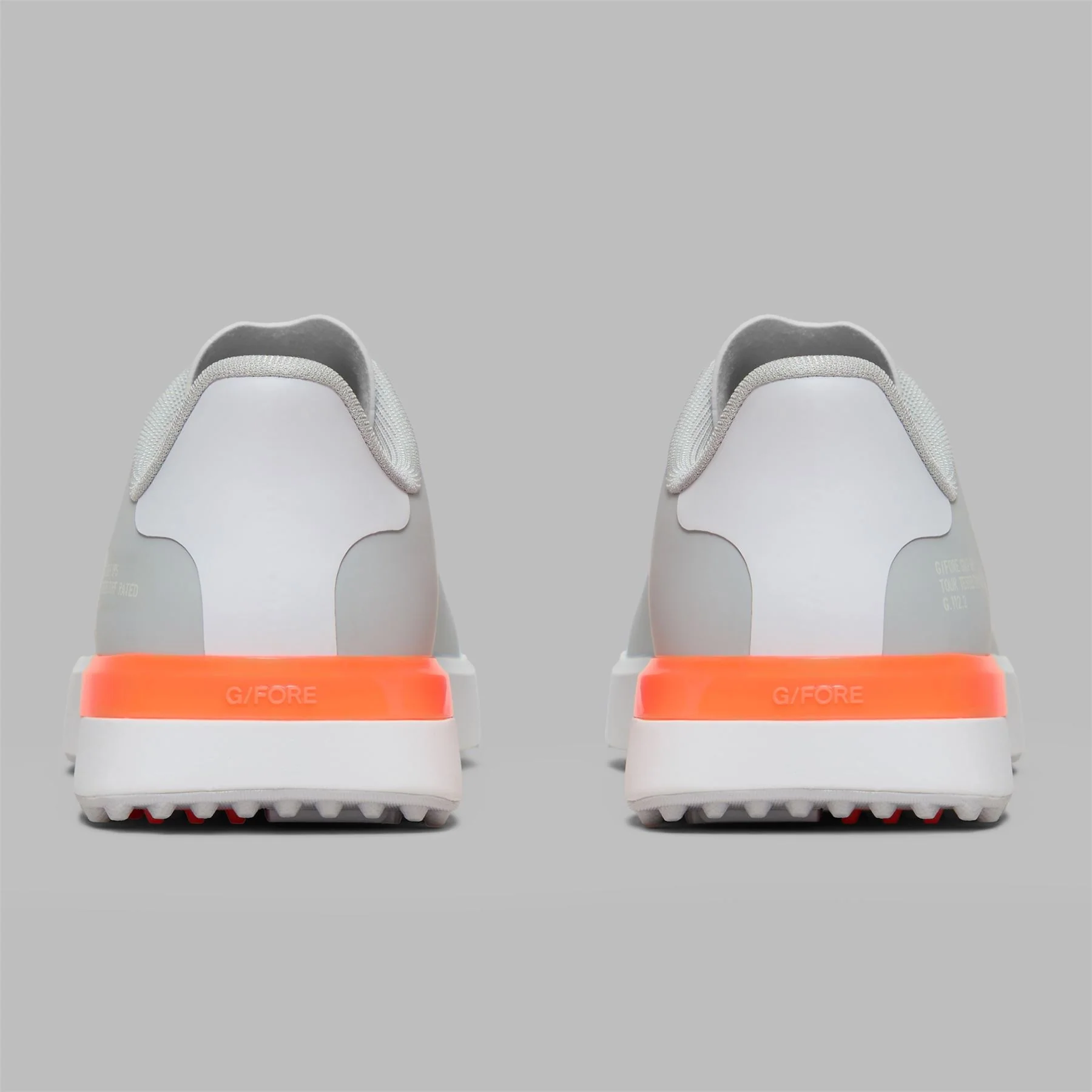 G.112 Hybrid Spikeless Golf Shoe Nimbus/Shocking Orange - Image 4