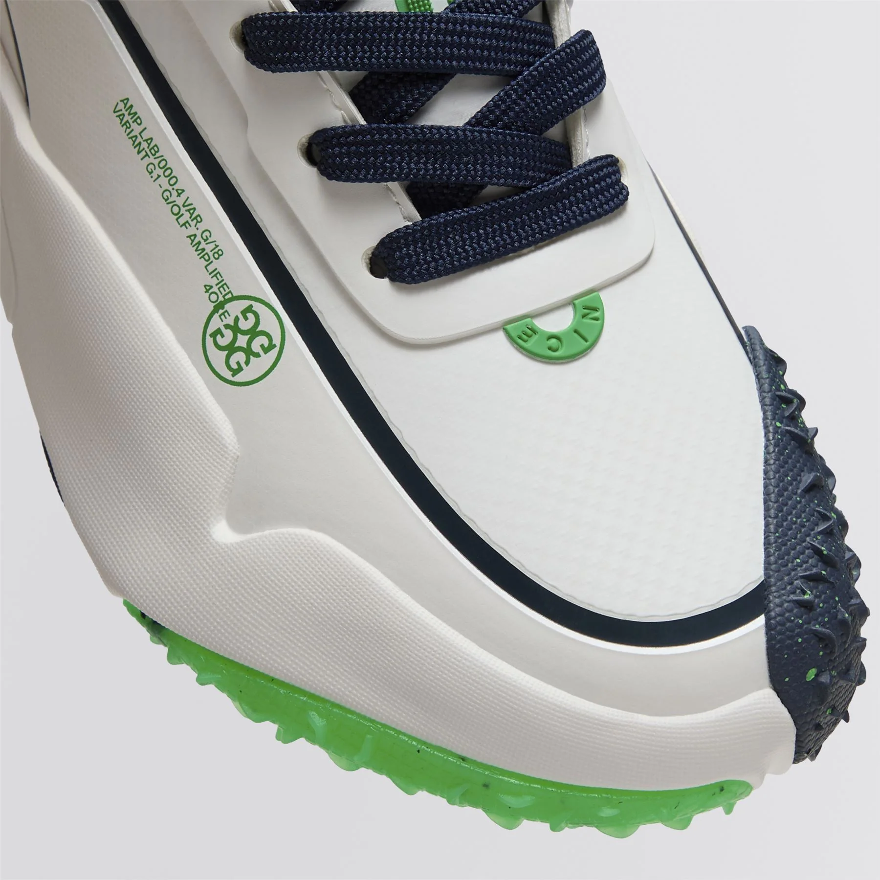 G/18 Spiked Golf Shoe Snow/Clover - Image 7