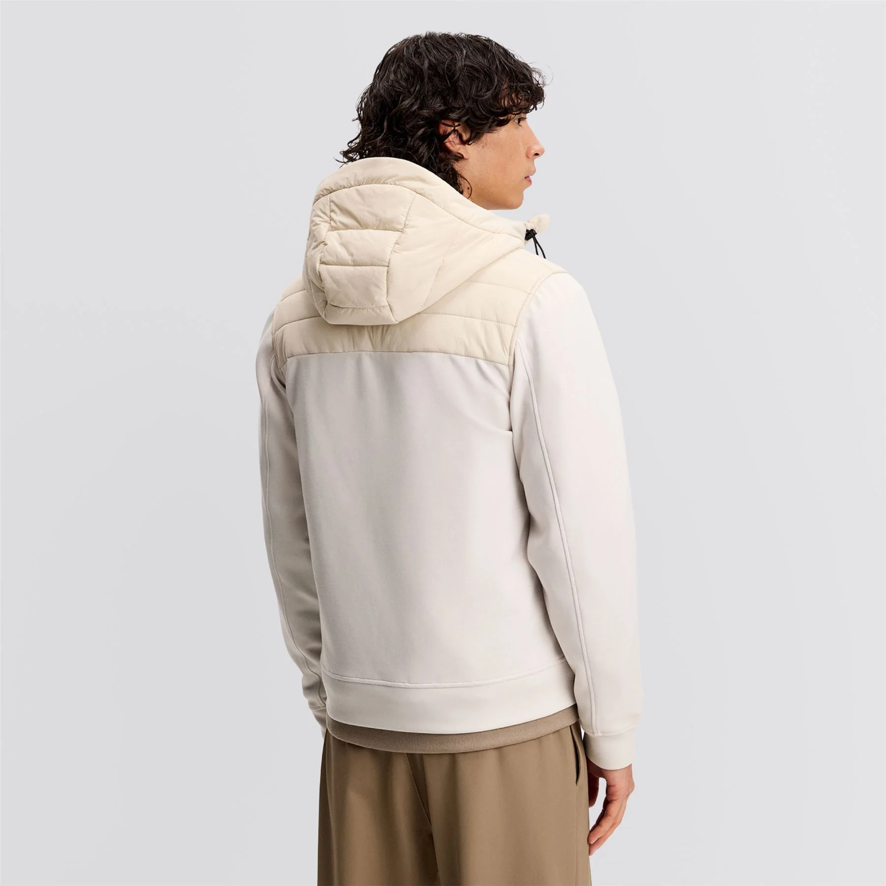 Gage Hybrid Hooded Jacket Moonbeam - Image 2