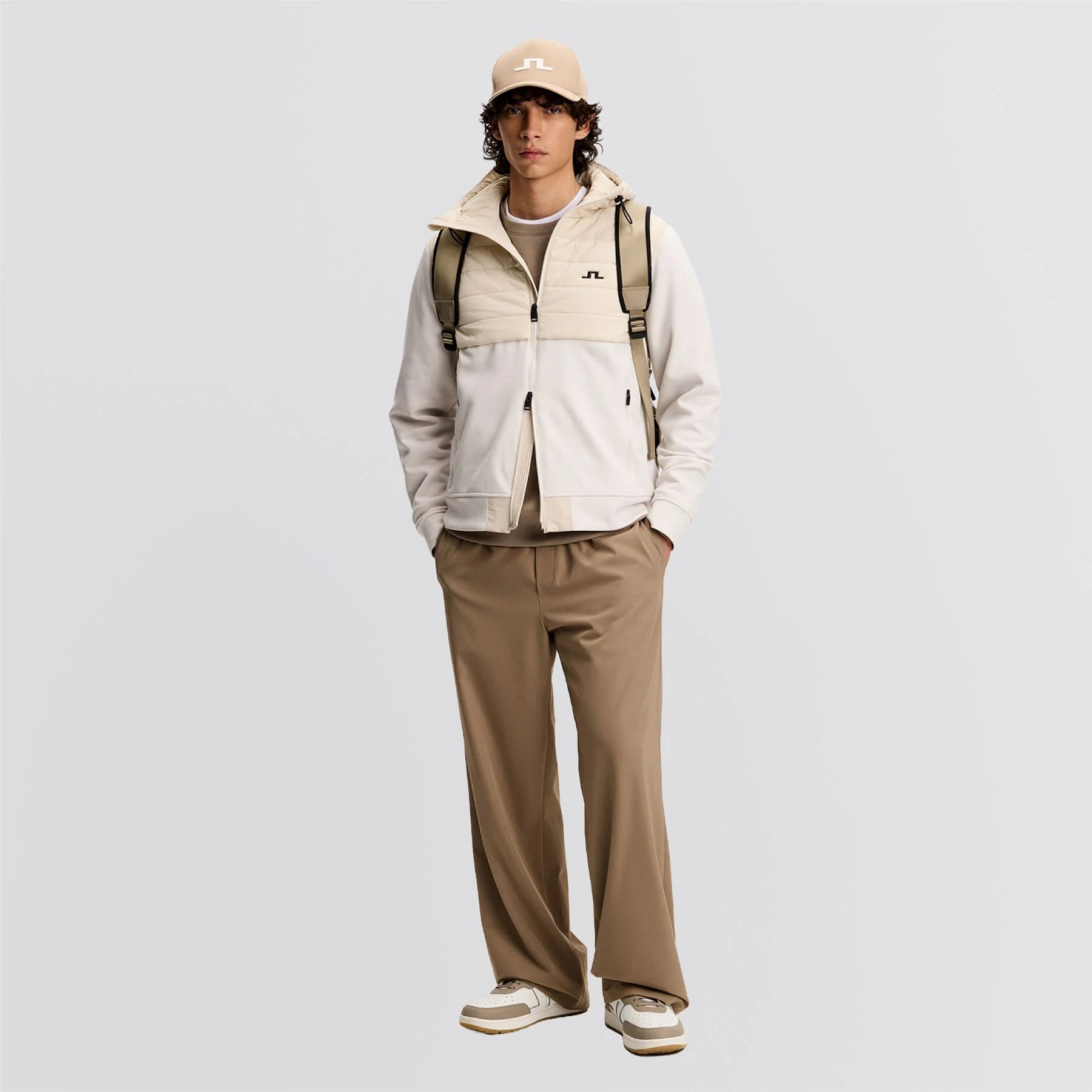 Gage Hybrid Hooded Jacket Moonbeam - Image 3