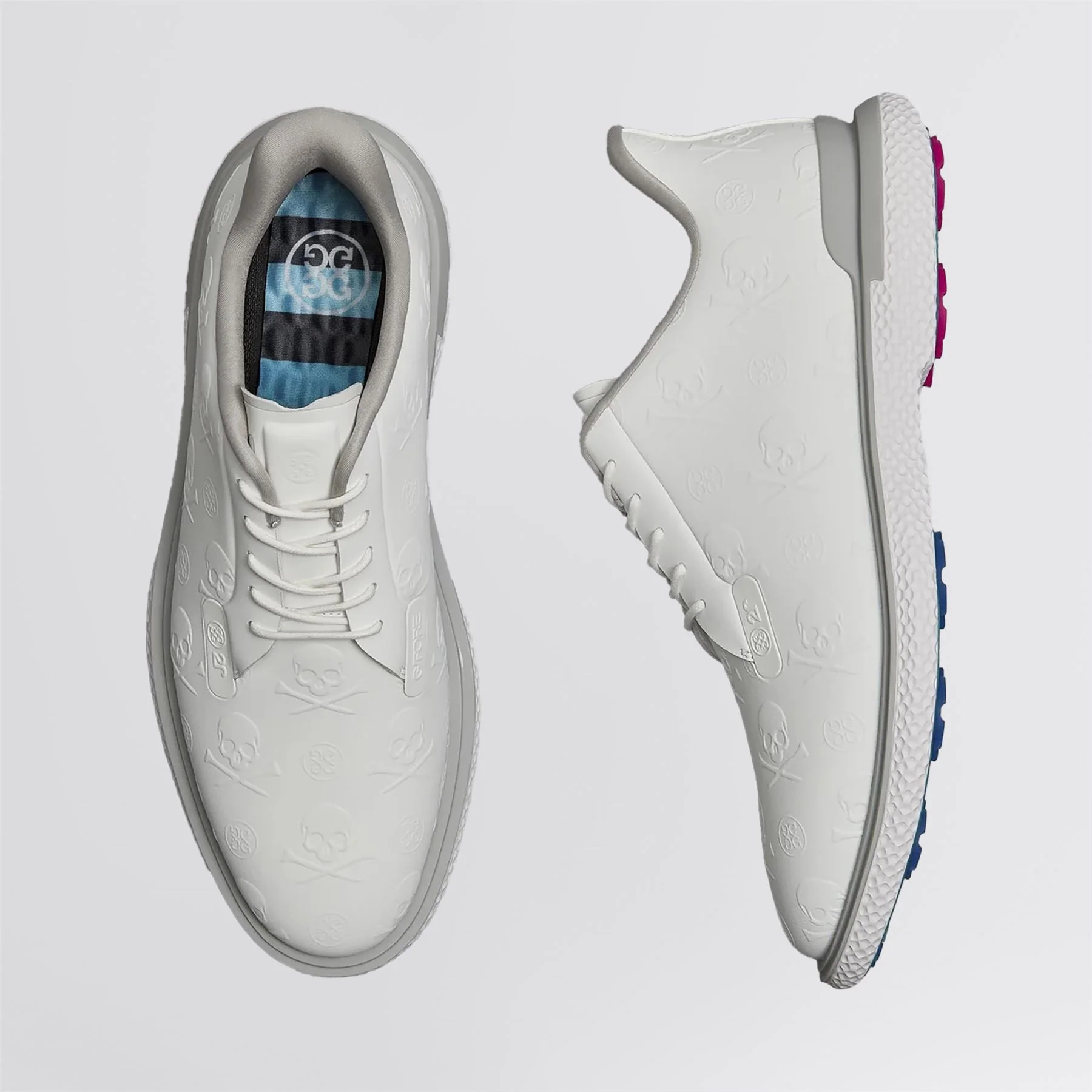 GALLIVAN2R Embossed Skill & Tees Spikeless Golf Shoe Snow/Nimbus - Image 3