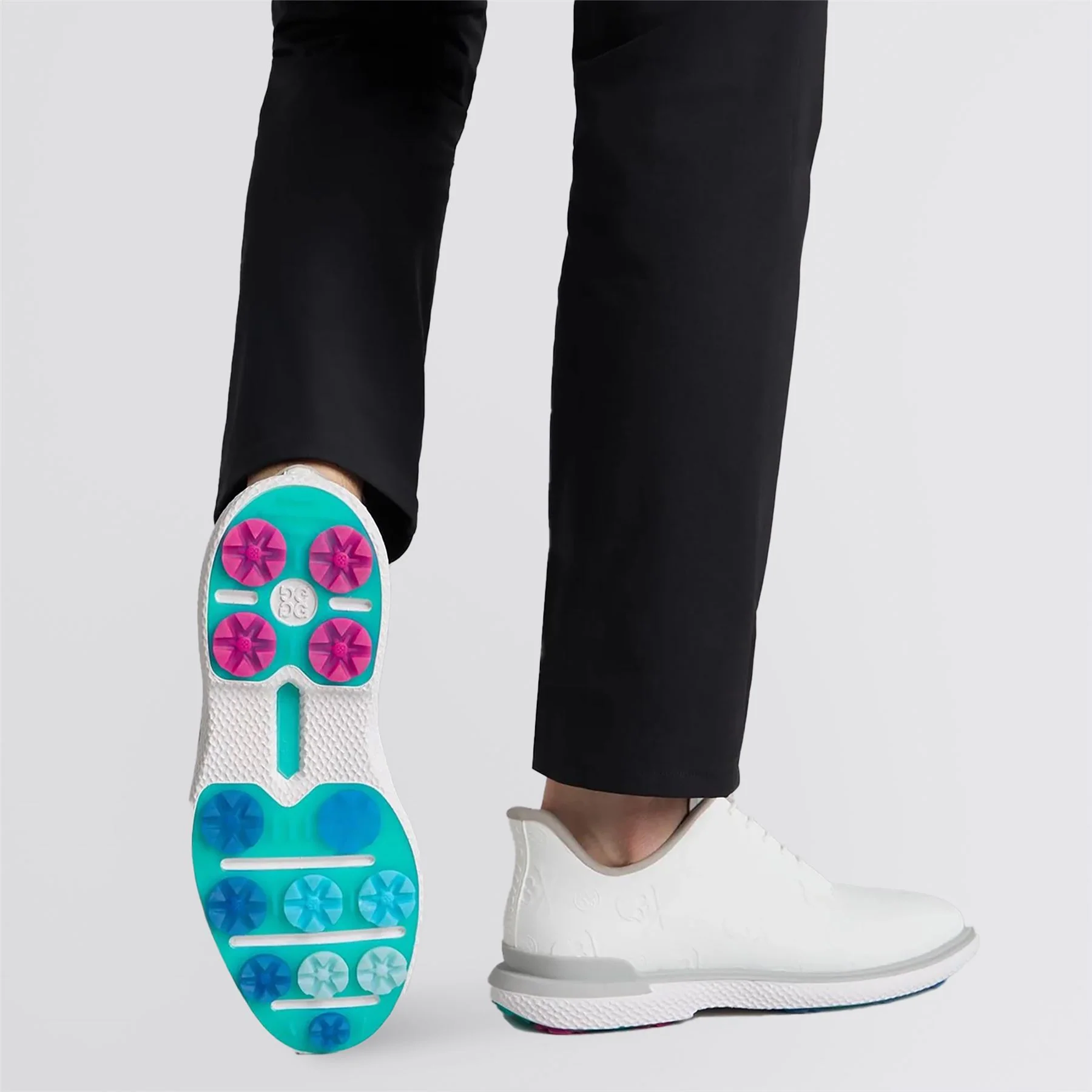 GALLIVAN2R Embossed Skill & Tees Spikeless Golf Shoe Snow/Nimbus - Image 6
